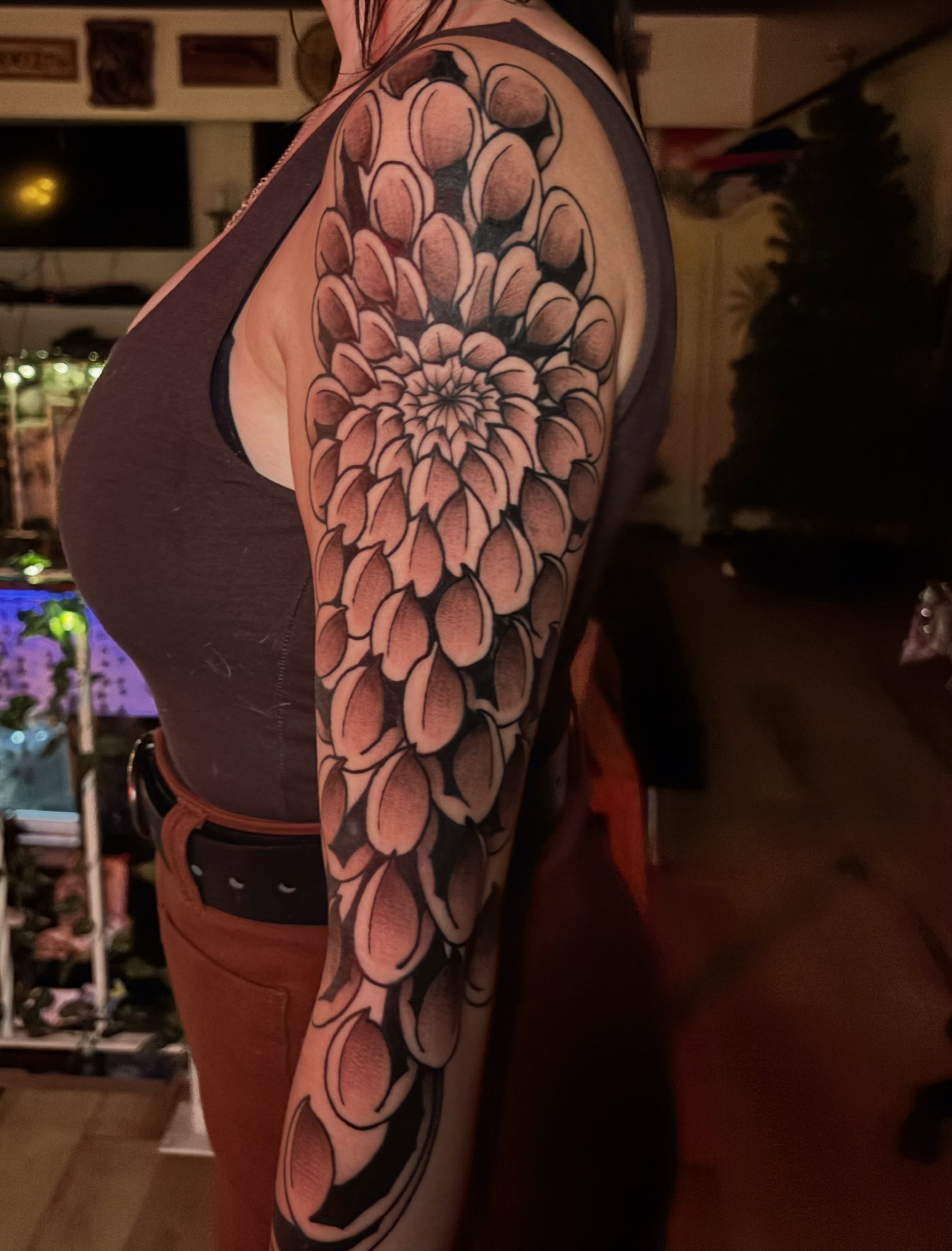 Tattoo by @tylerwhalen_tattoo — black_and_grey