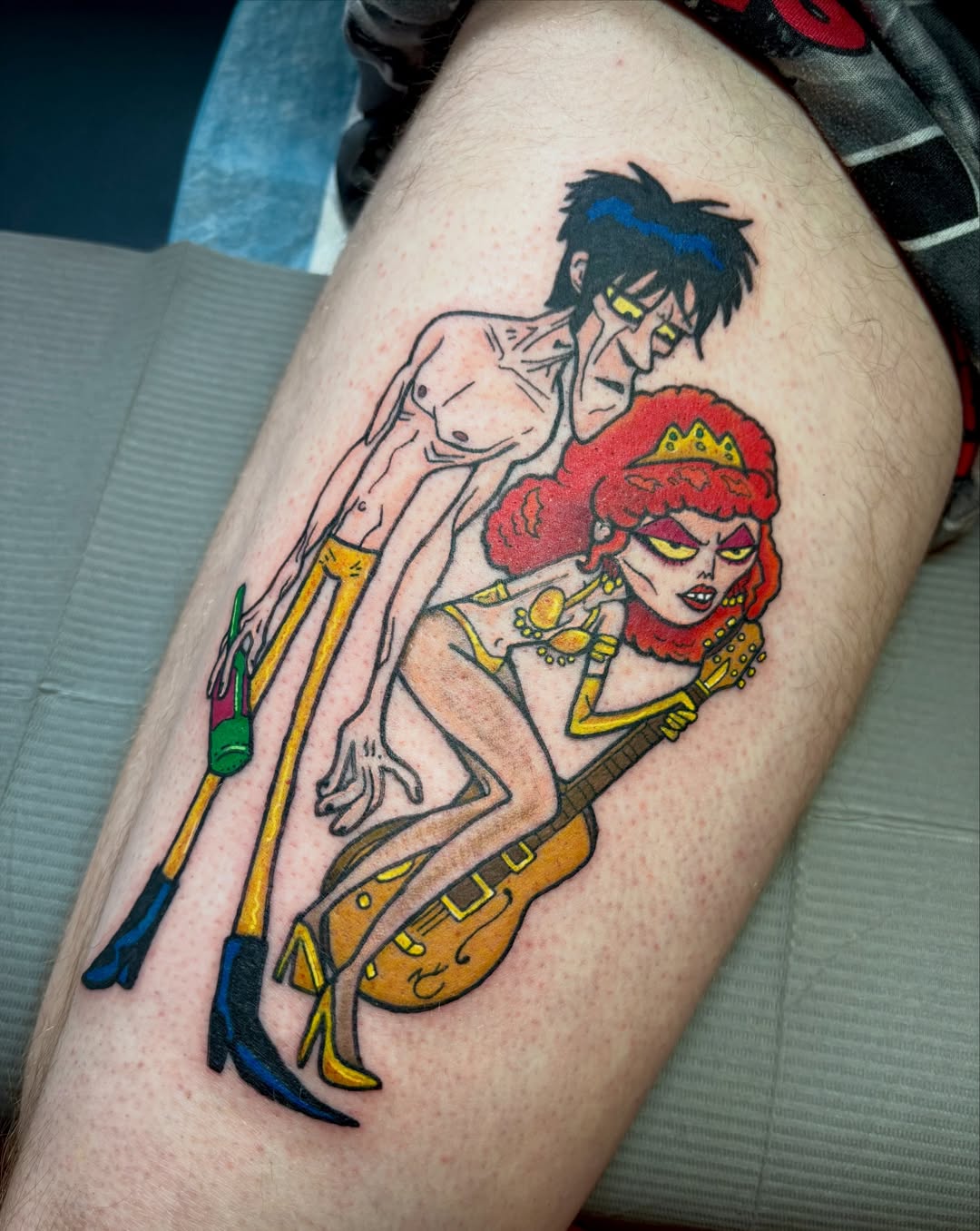 Tattoo by @houseofblackart — anime