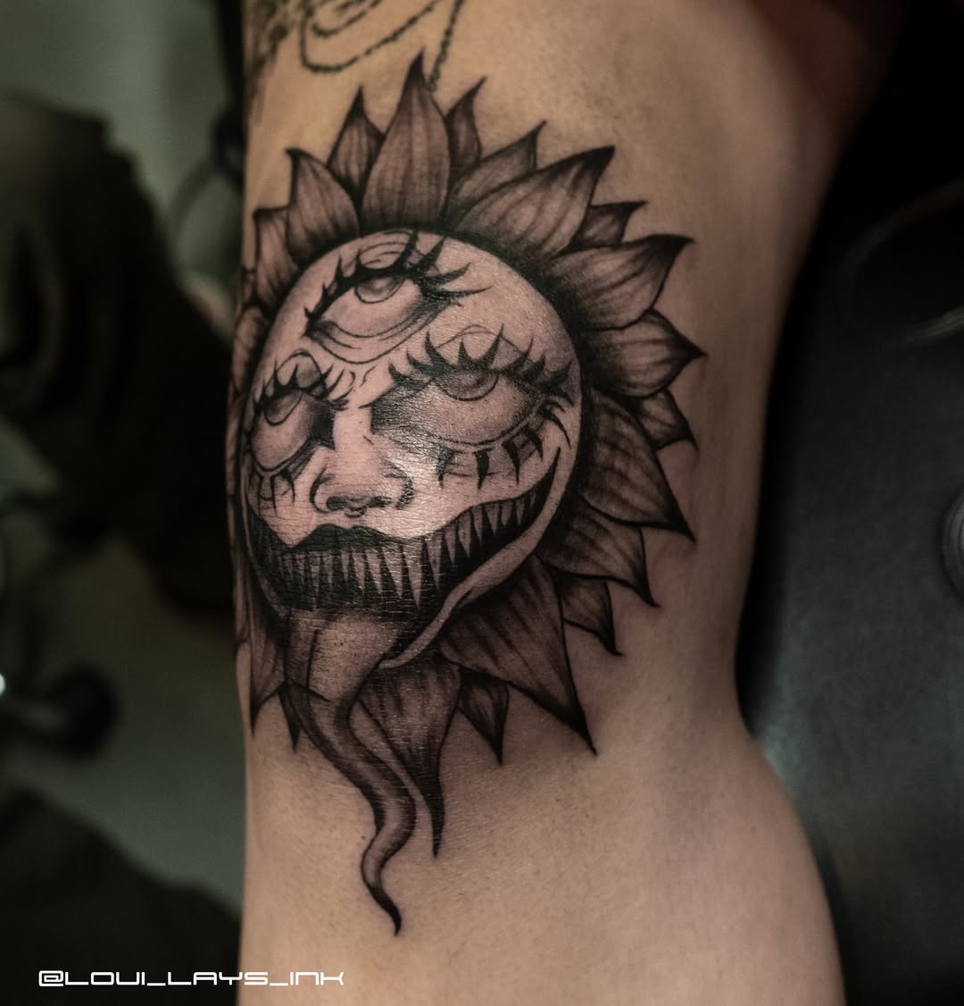 Tattoo by @loui_lays_ink — black_and_grey, realism