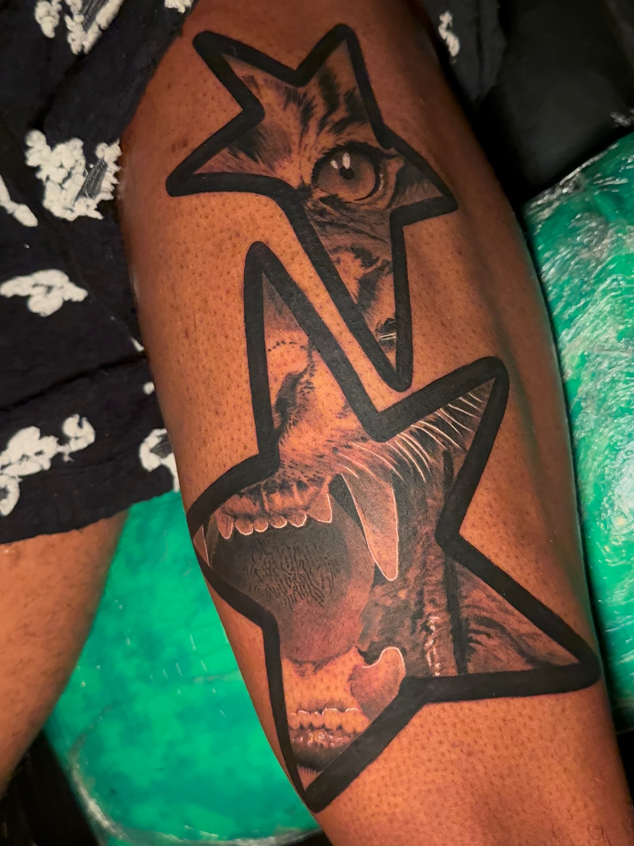 Tattoo by @svetlanatattoos — realism, geometric