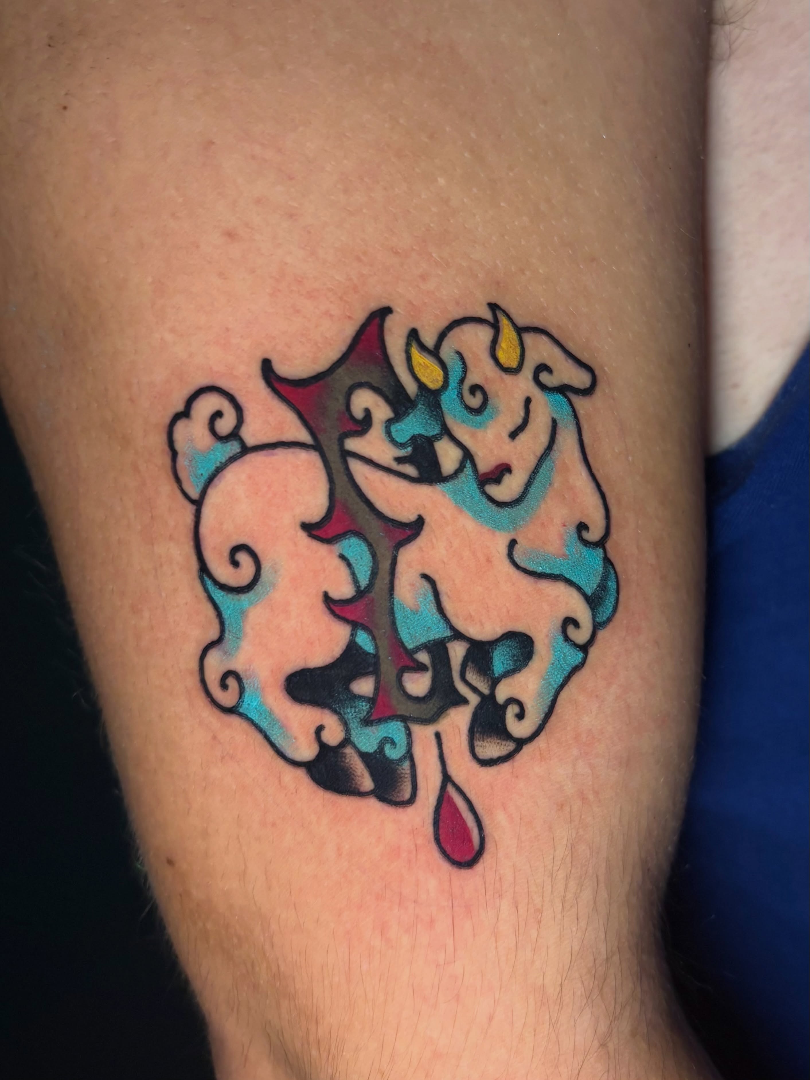 Tattoo by @thebbgoat — new_school, watercolor