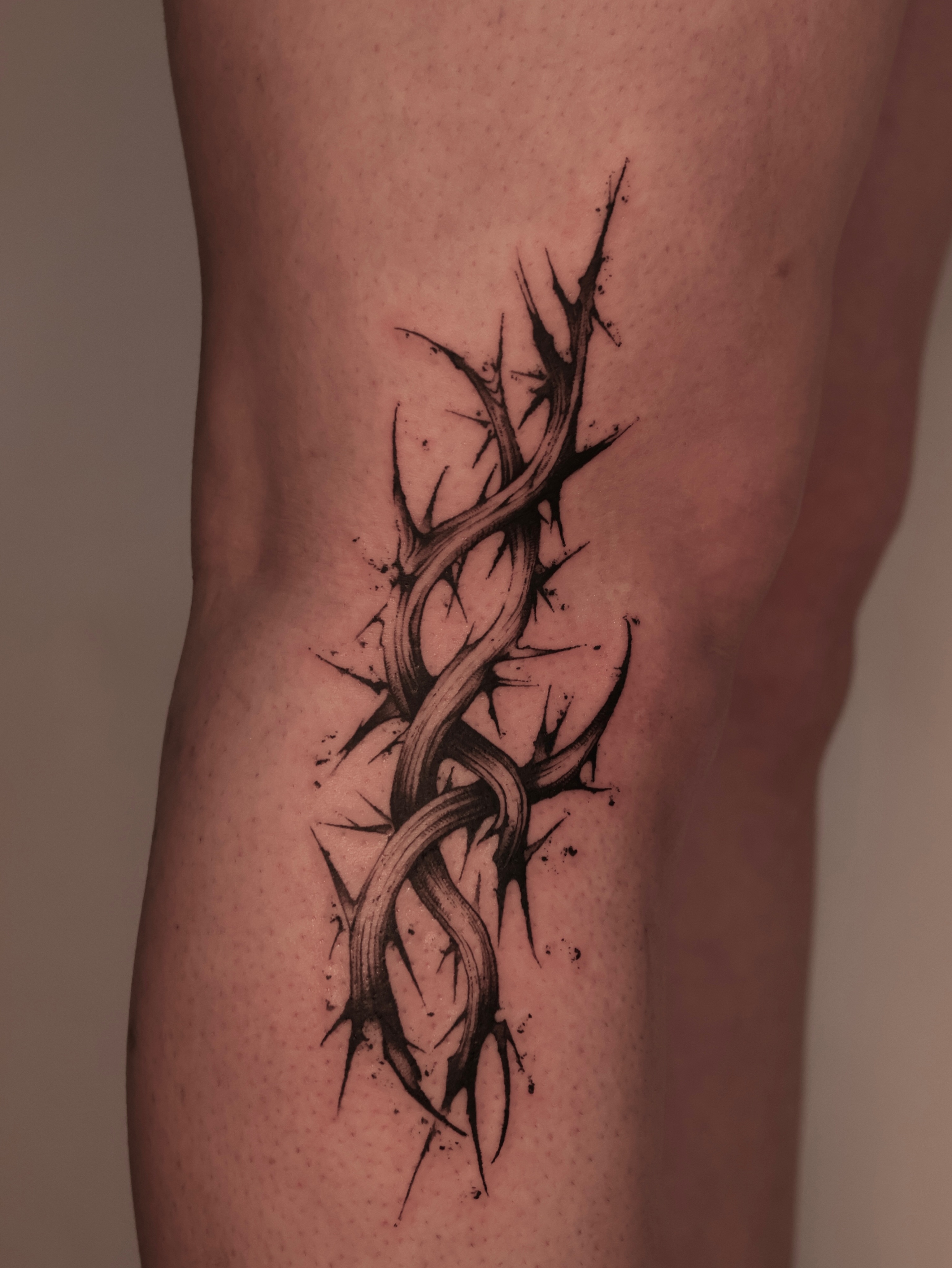 Tattoo by @moosongblack — black_and_grey
