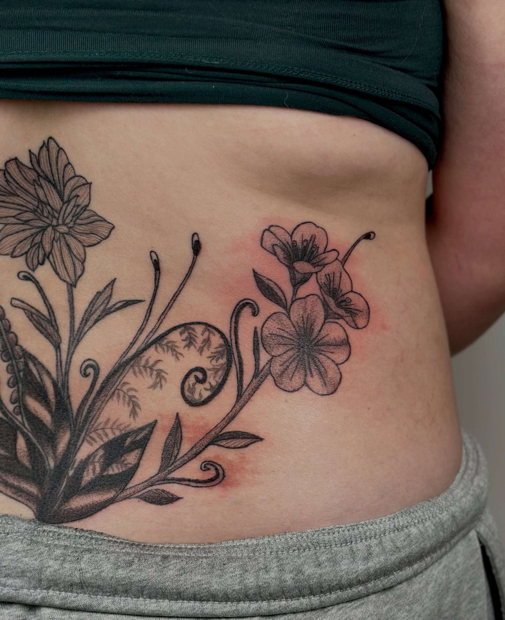 Tattoo by @alchemillia.tattoos — black_and_grey