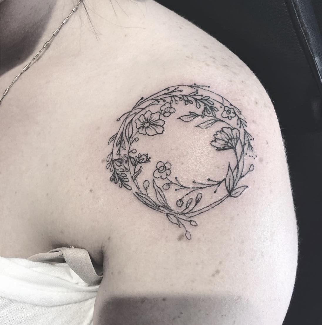 Tattoo by @unicronartworks — fine_line, black_and_grey