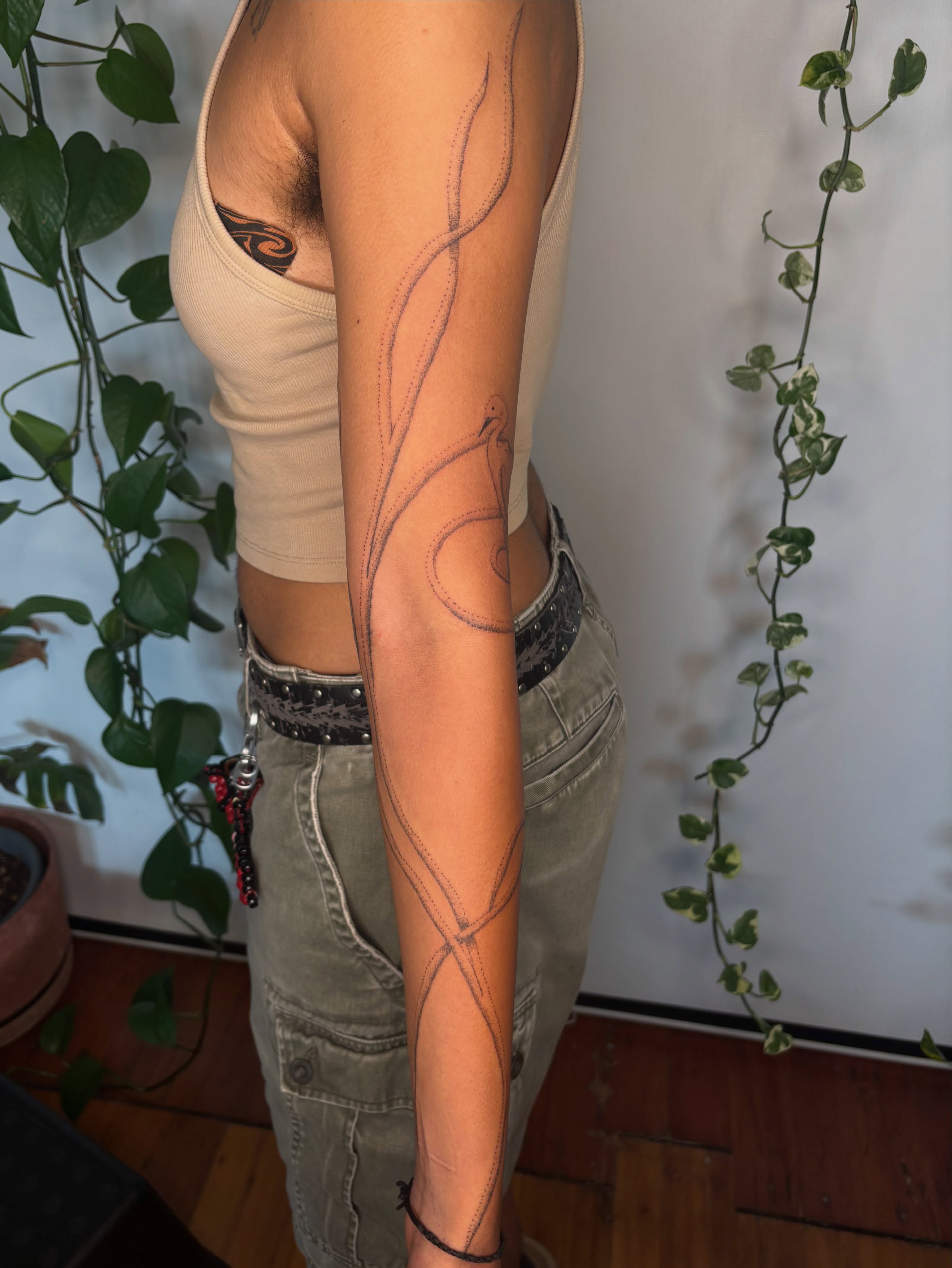 Snake fine line tattoo on the forearm by sabrina ✿ ◔ ں ◔ ✿ san francisco tattoo!