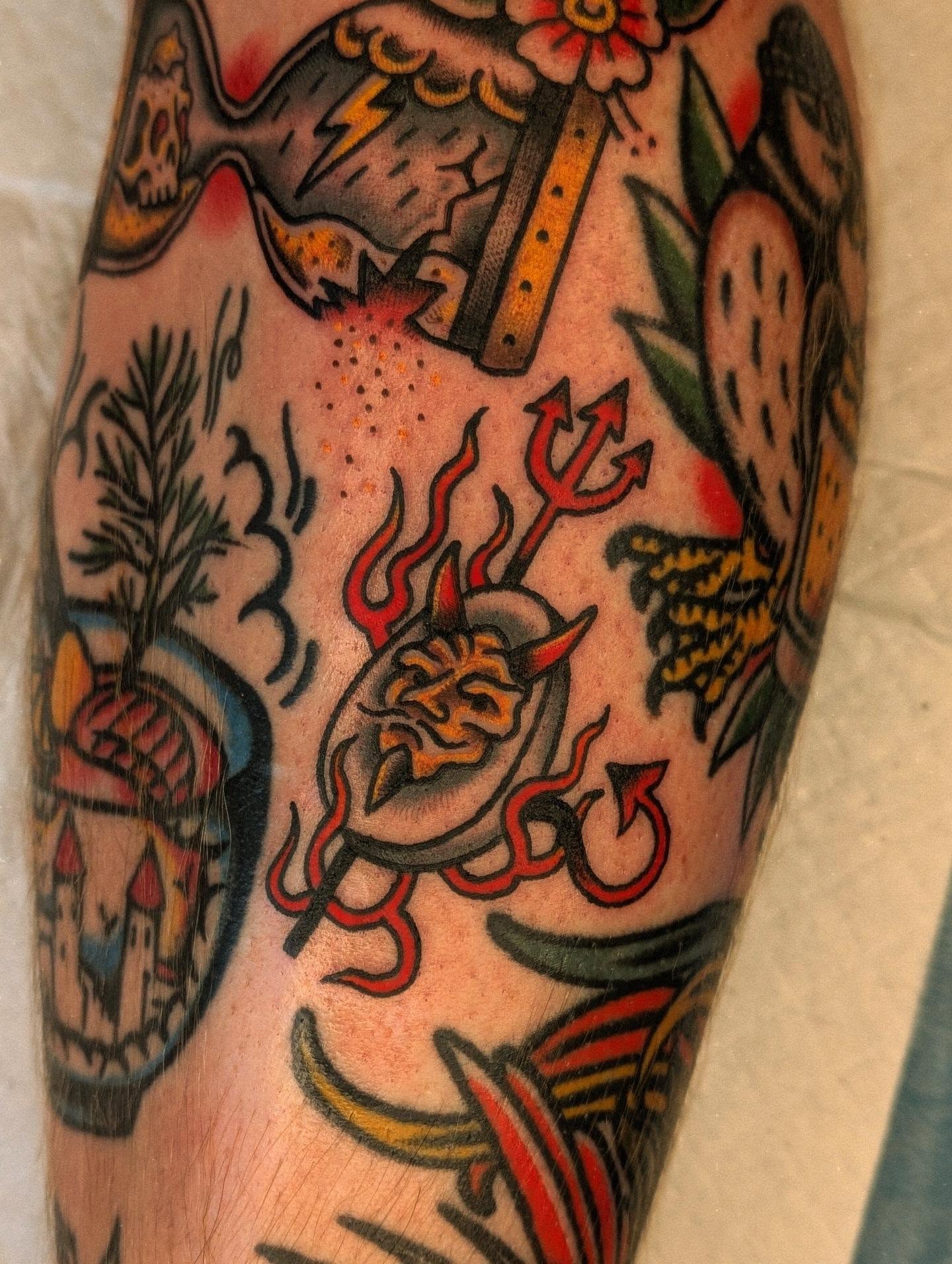 Tattoo by @sinisterspud — american_traditional