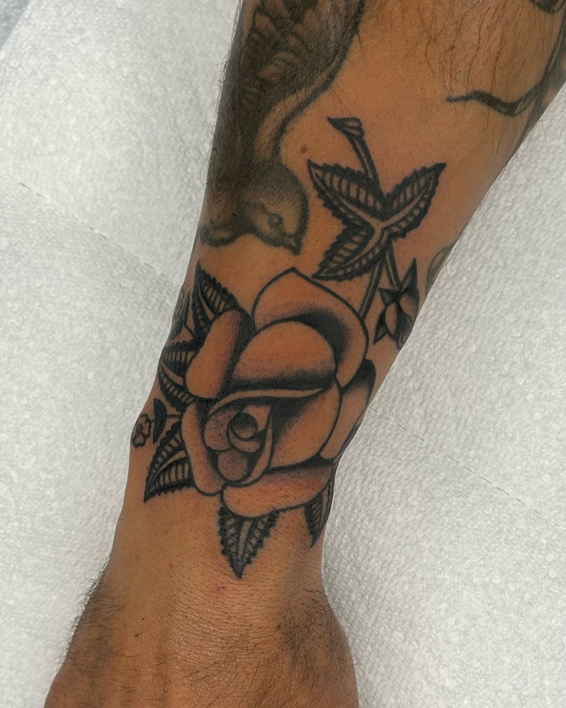 Tattoo by @hubert_serrano — american_traditional, black_and_grey