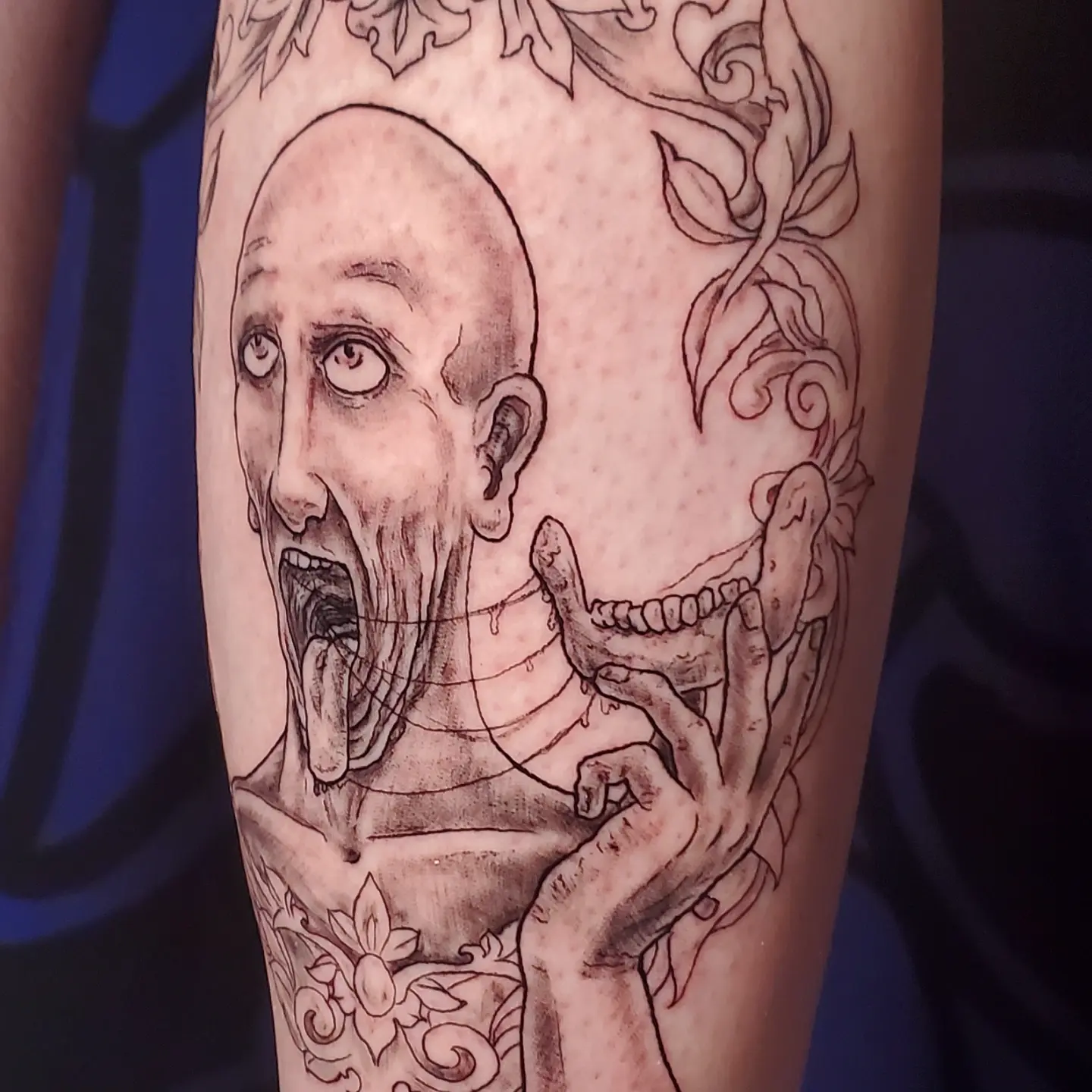 Tattoo by @crookedwil — dotwork, realism