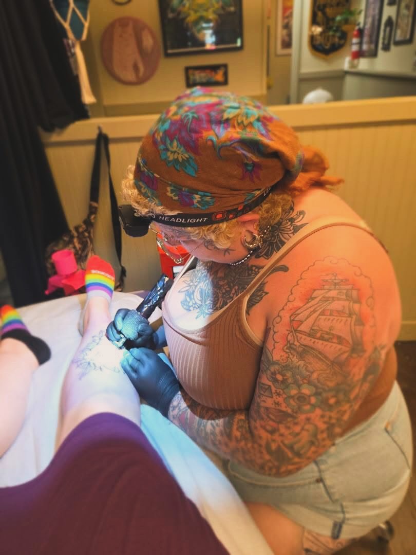 Ship American traditional tattoo on the shoulder by Alex Green, Nashville, Tennessee