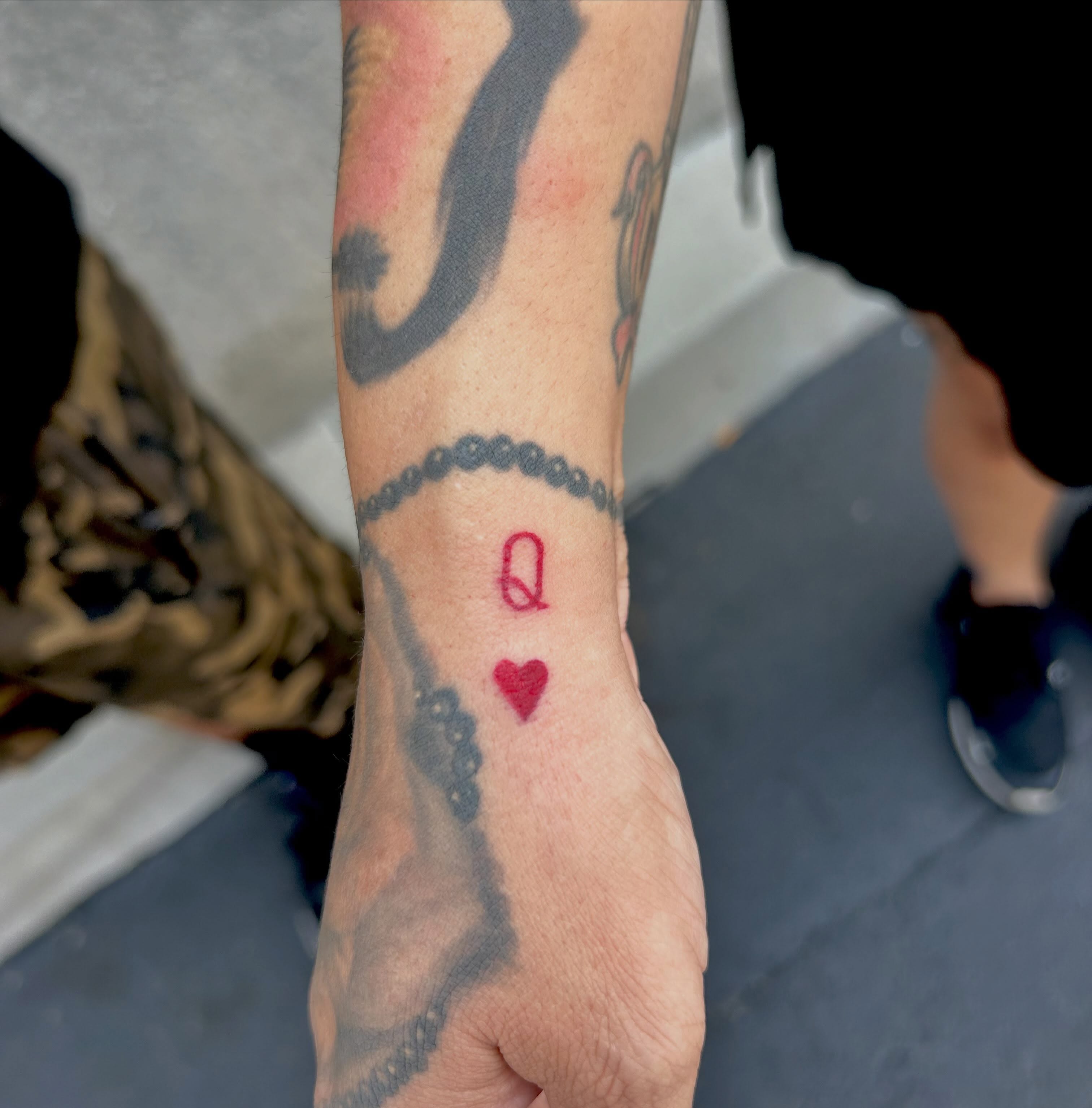 Tattoo by @birdytattoos_ — dotwork