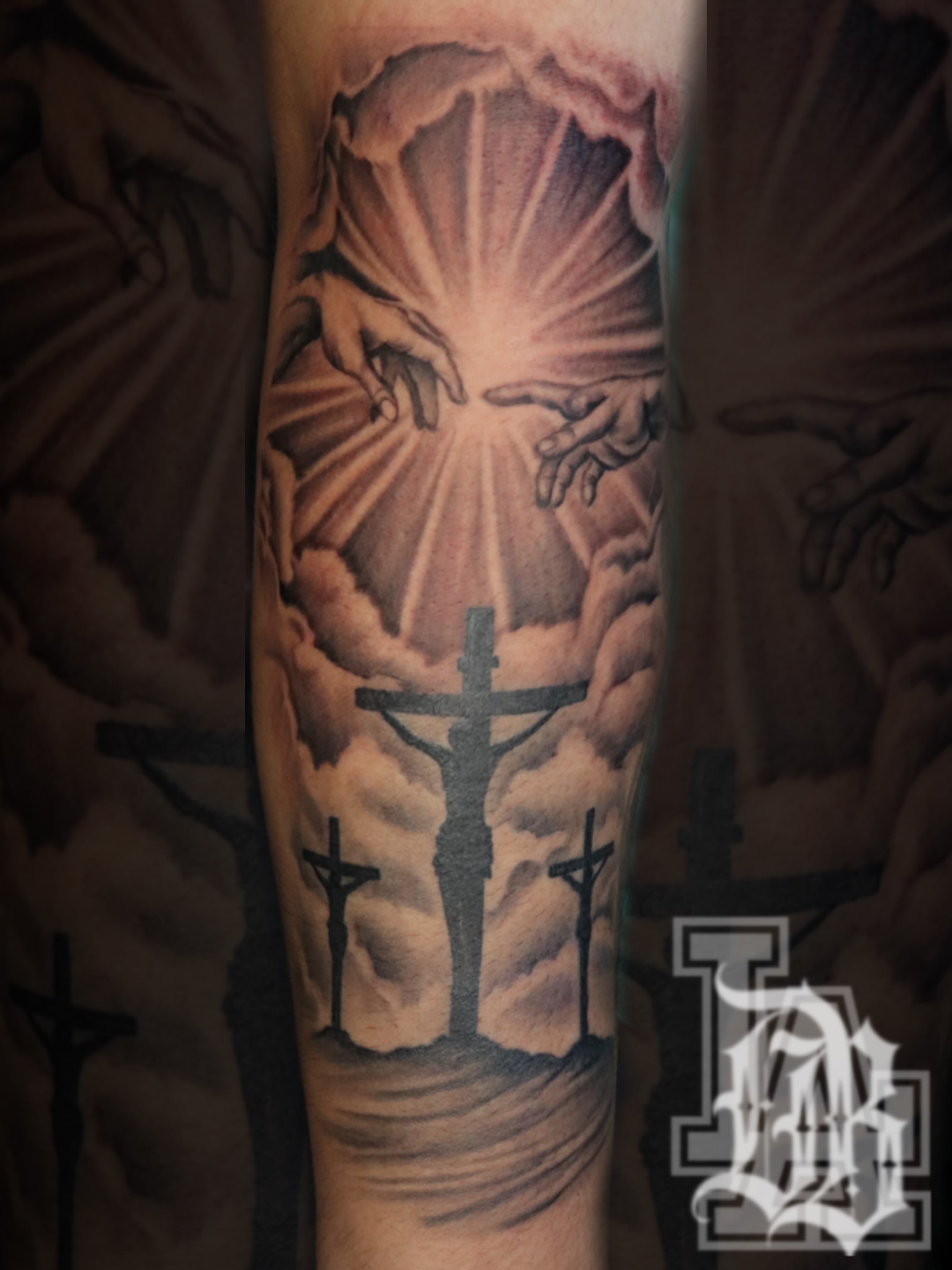 Tattoo by @dannyboy_tattz — black_and_grey, realism