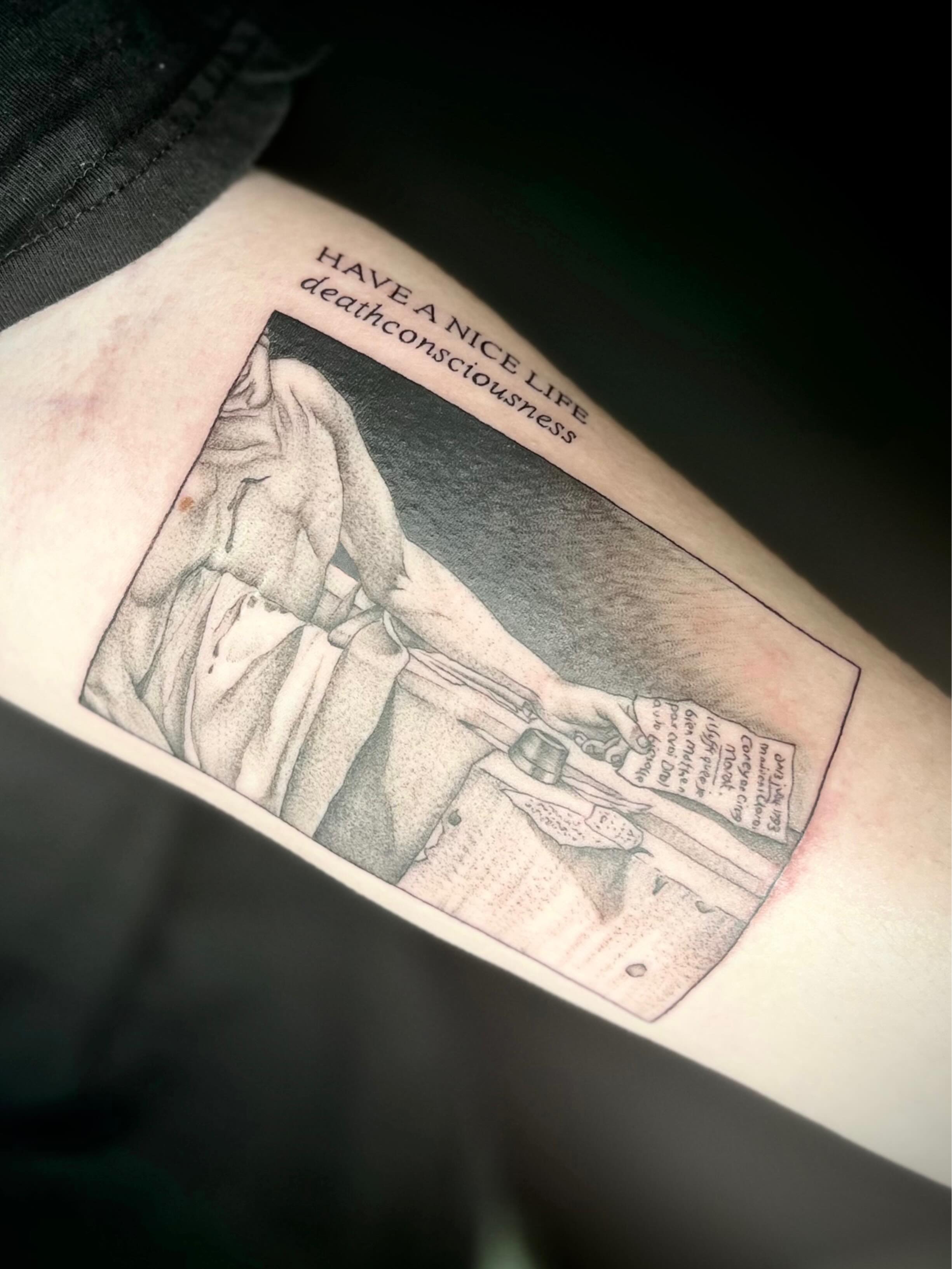 Tattoo by @imaginary_rubbish — black_and_grey