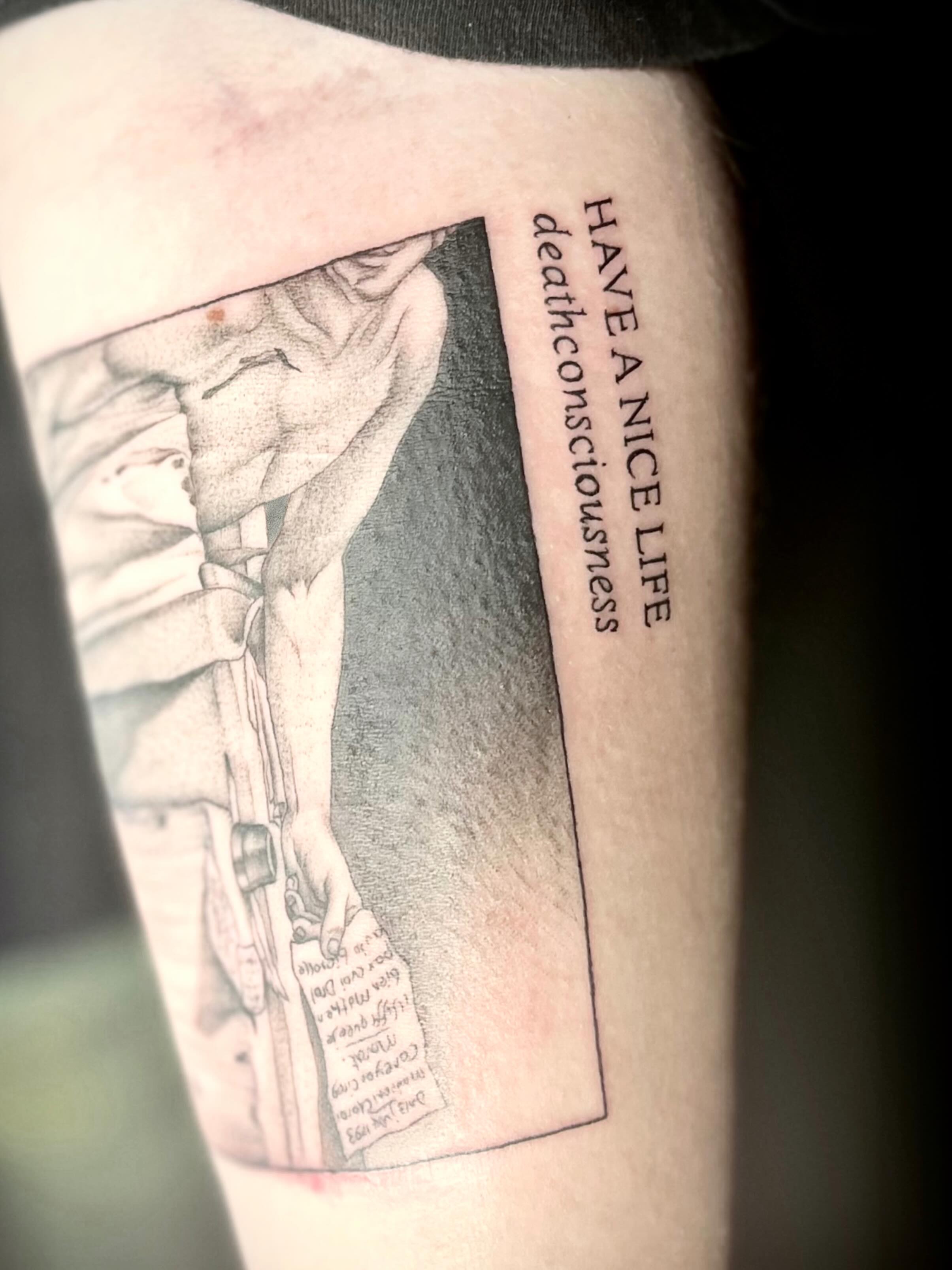 Tattoo by @imaginary_rubbish — black_and_grey