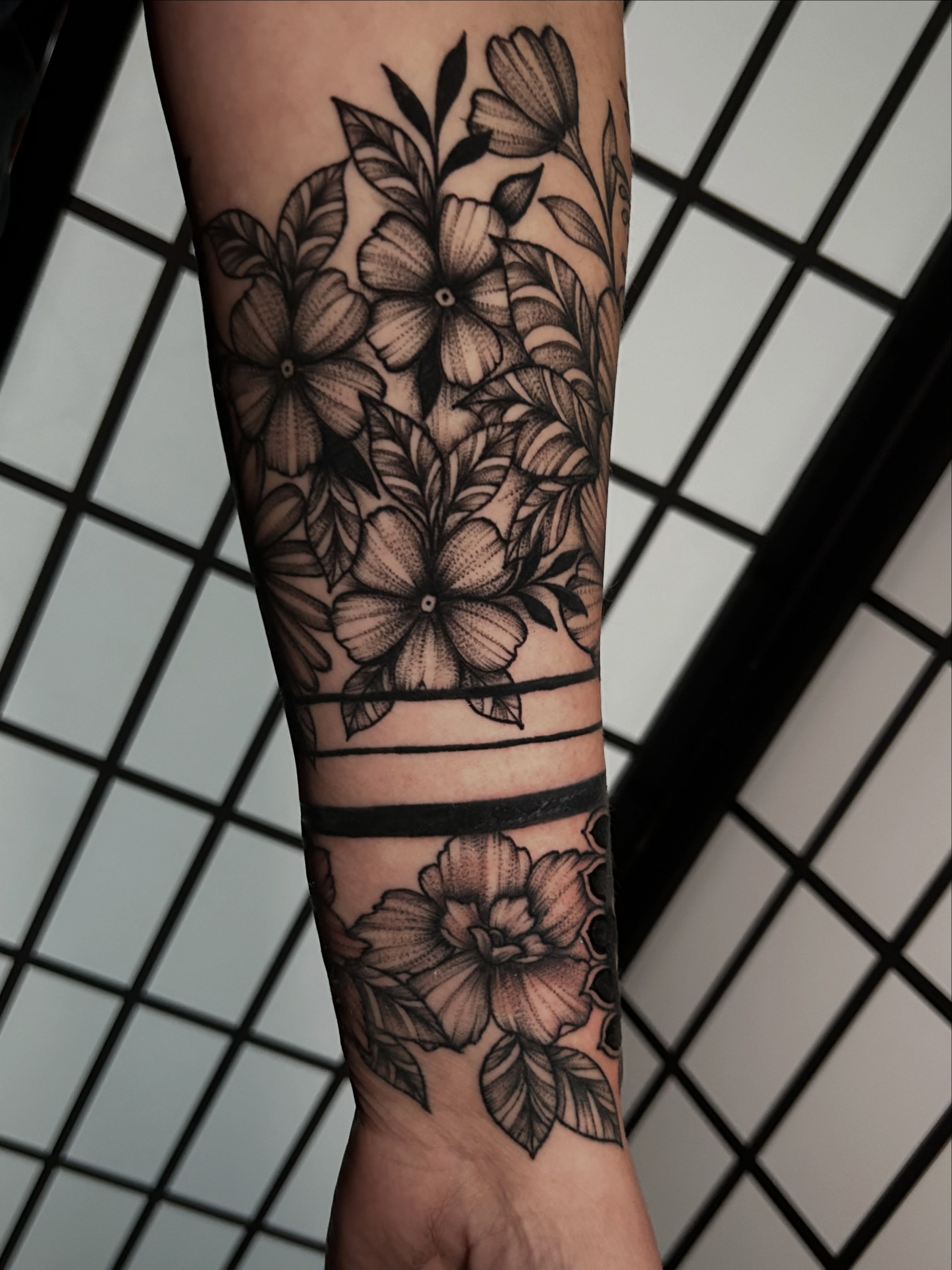 Tattoo by @kirstenlouise_tattoos — black_and_grey