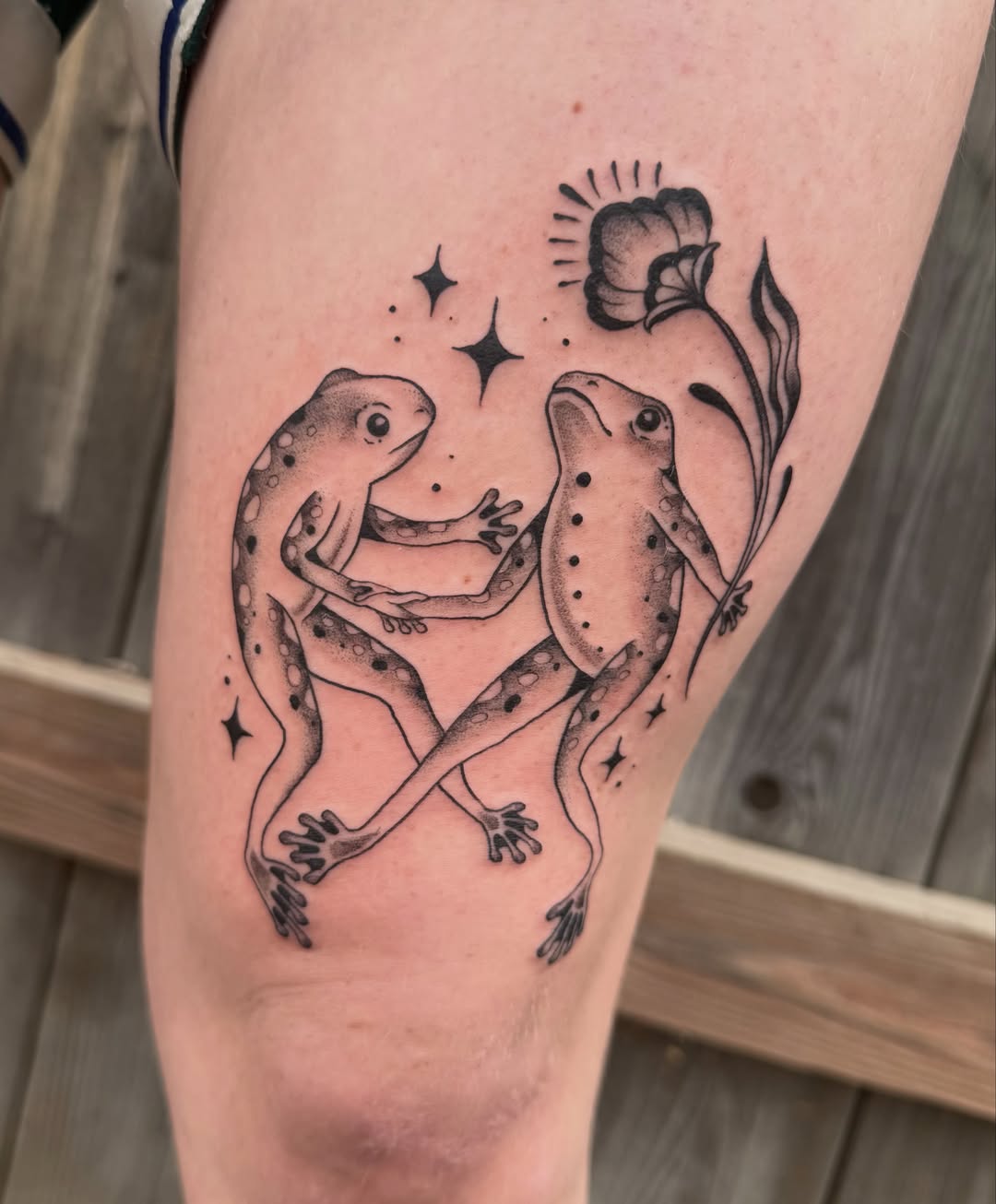 Tattoo by @elliemac.tattoos — dotwork