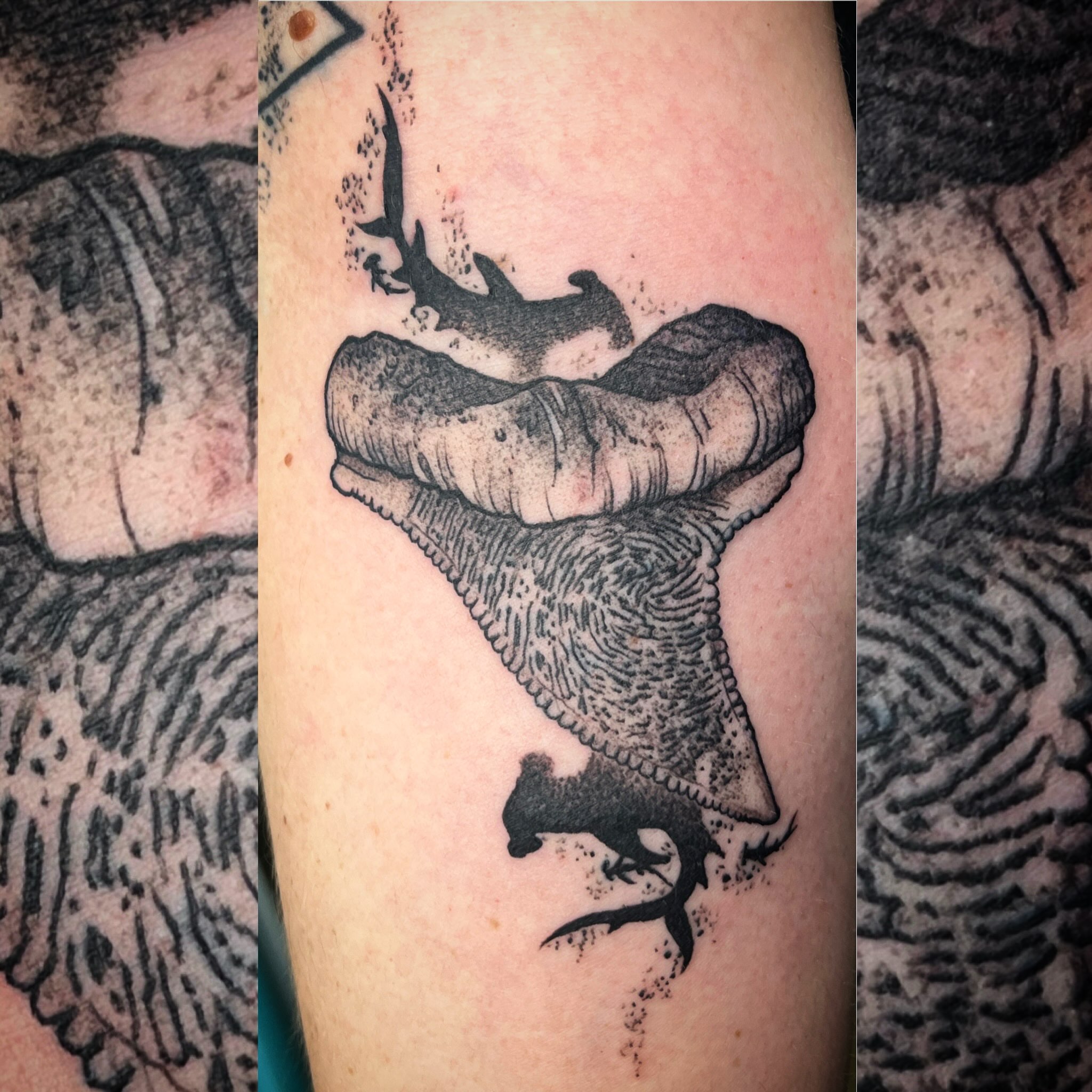 Tattoo by @la_ciscolita — black_and_grey
