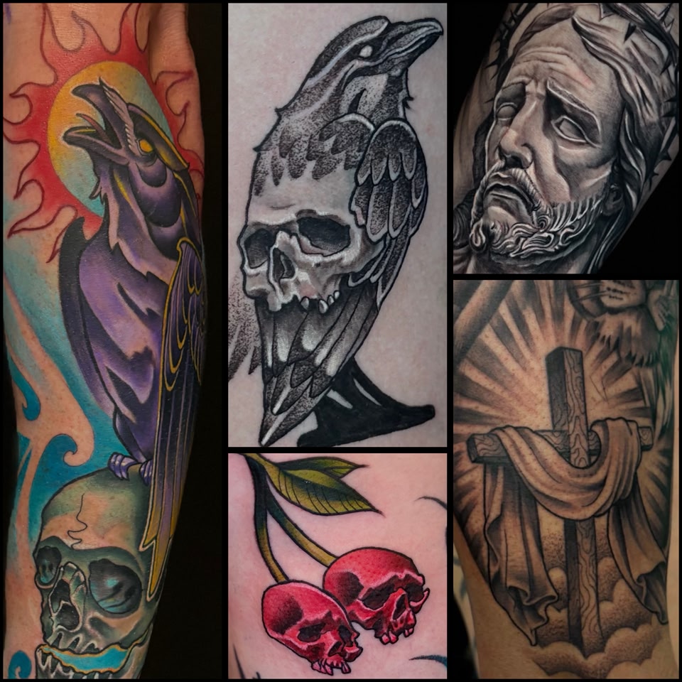 Tattoo by @elgoldoquetatua — american_traditional, dark_realism