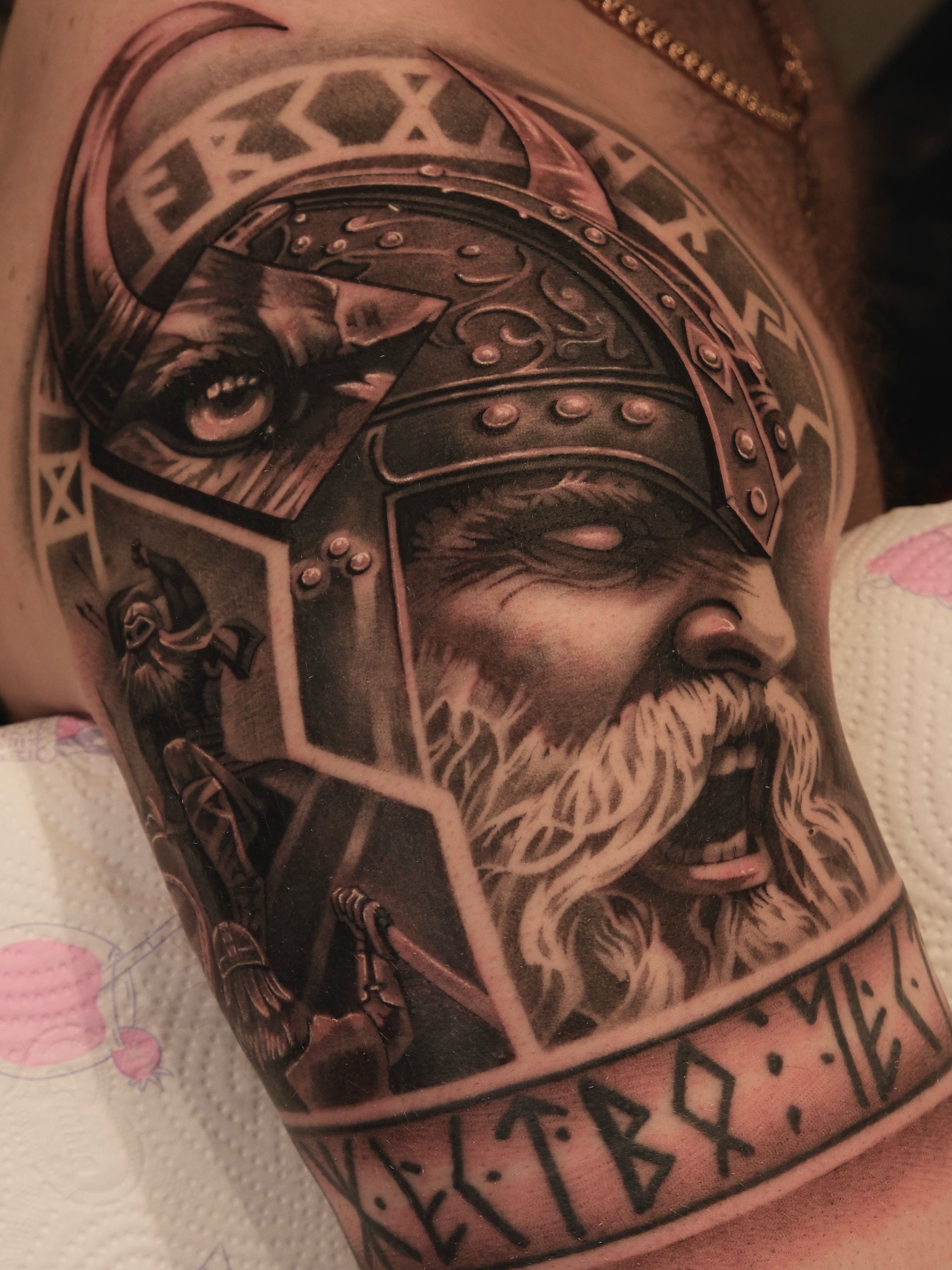 Tattoo by @vudi_tattoo — black_and_grey, realism
