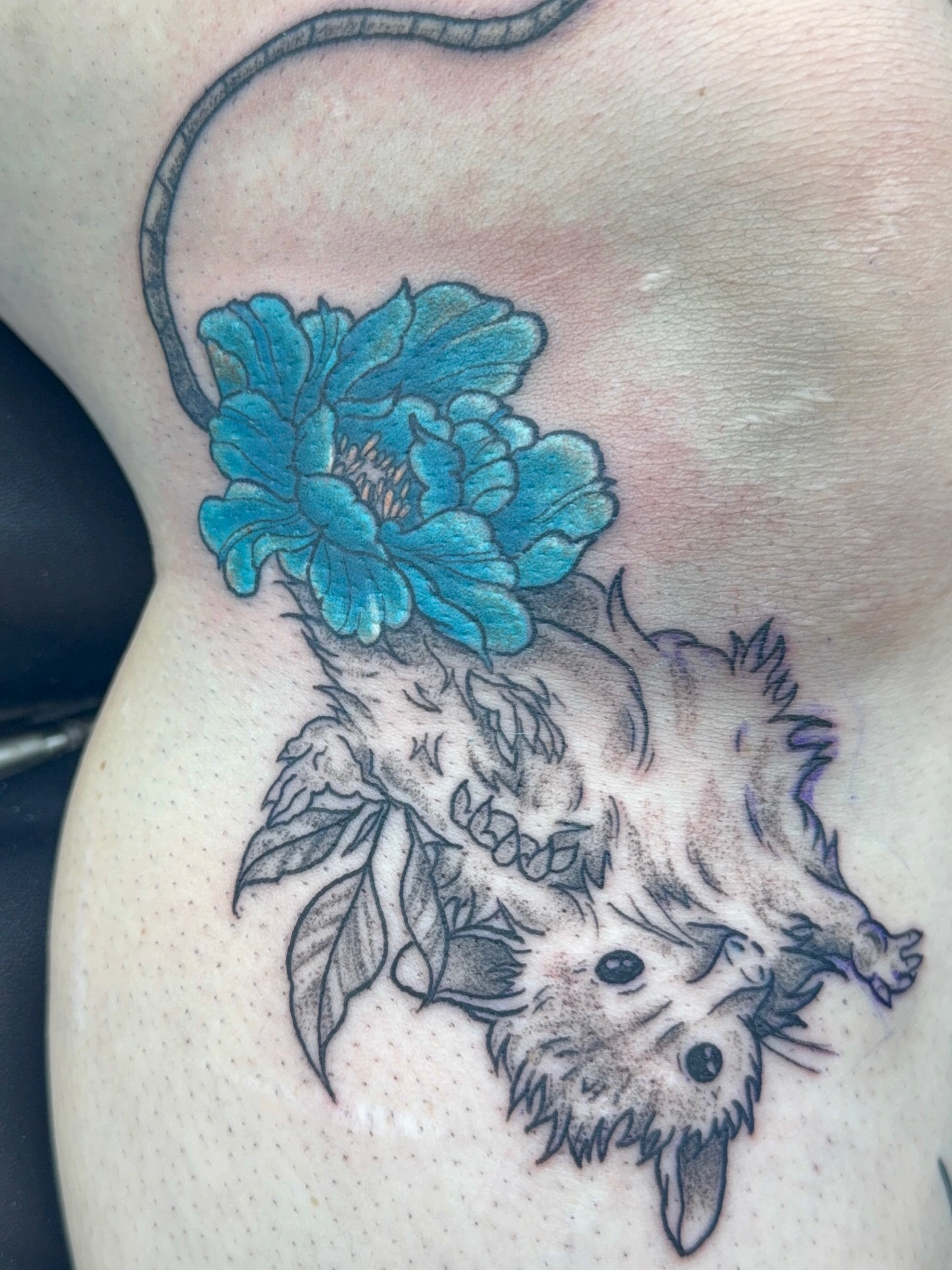 Tattoo by @toots_tattoos β dotwork, black_and_grey