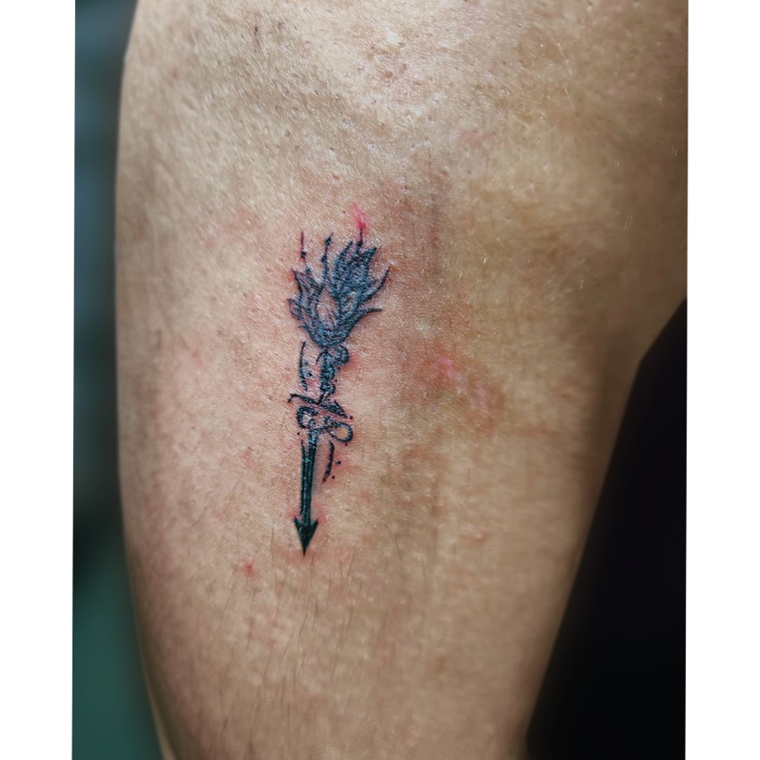 Tattoo by @inkzilla_tattoos — black_and_grey