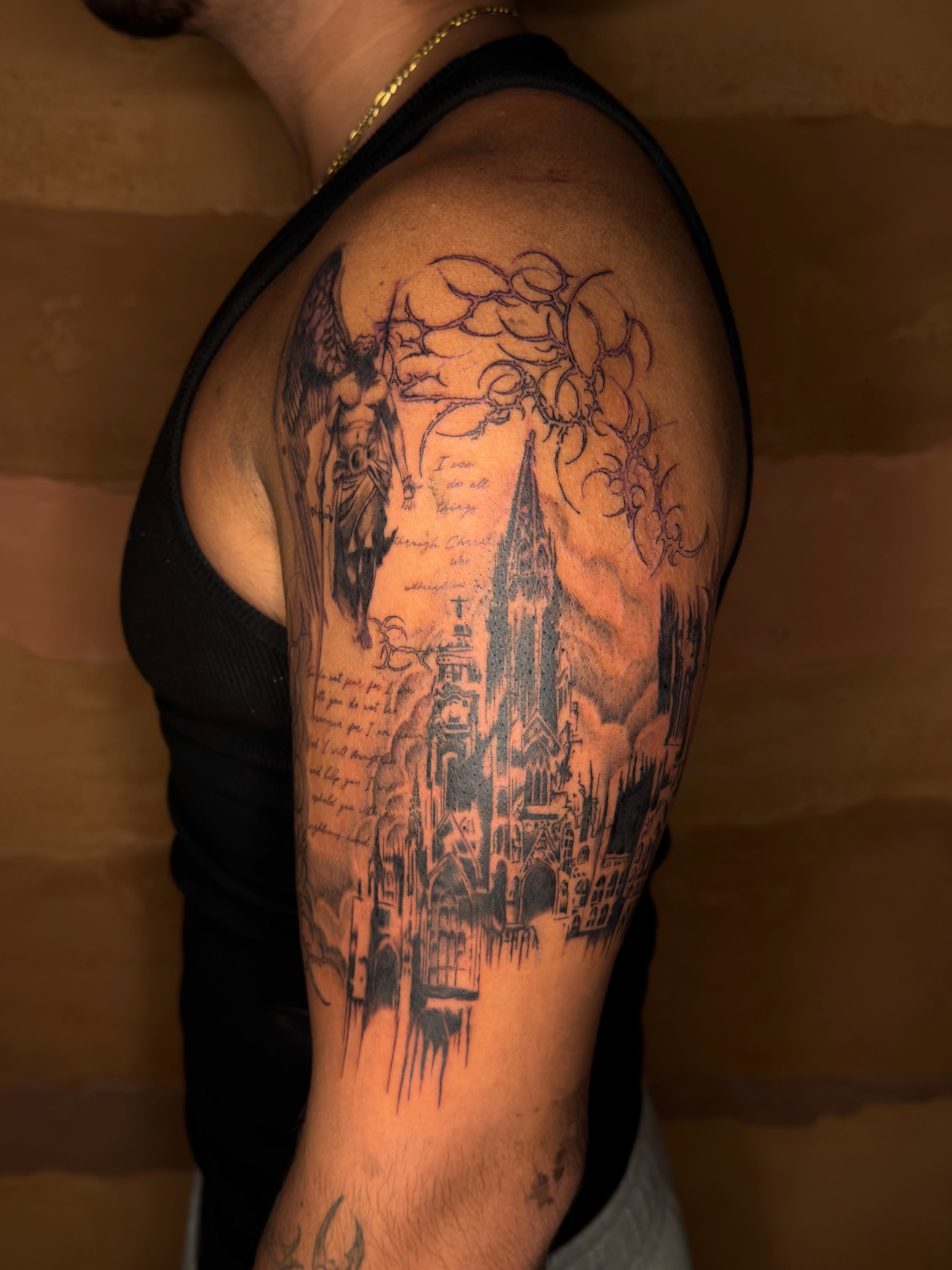 Tattoo by @heliast.tattoos — black_and_grey, realism