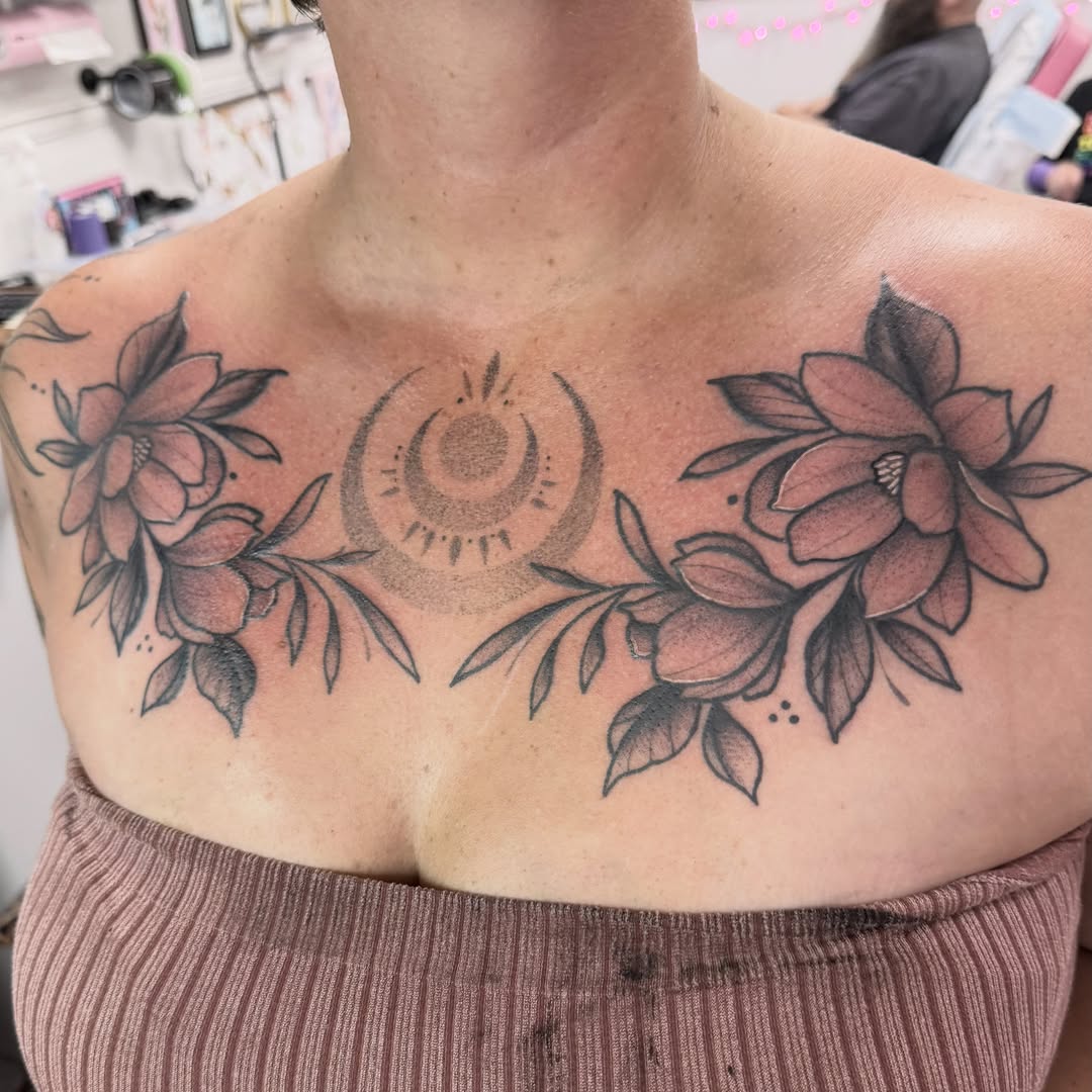 Tattoo by @meechtattoos_ — black_and_grey