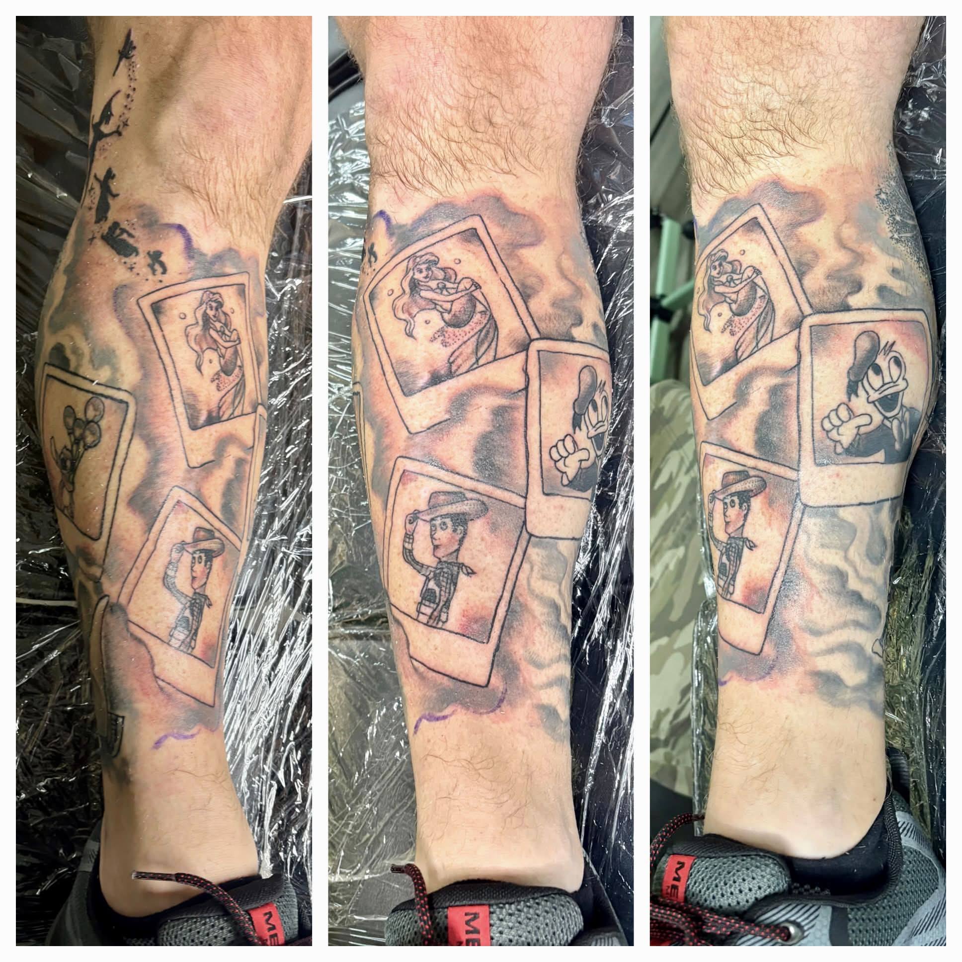 Tattoo by @danidemoart — black_and_grey