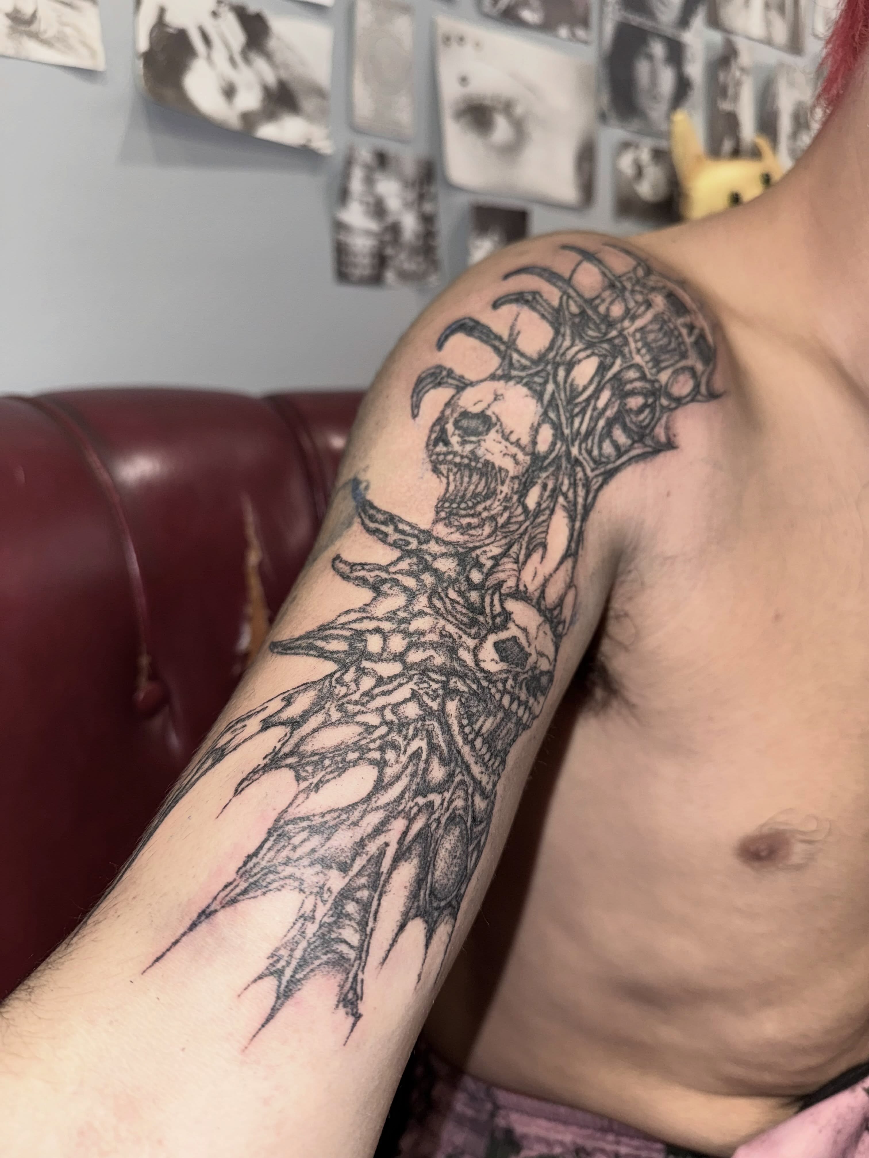 Tattoo by @sangresuciia — dark_realism