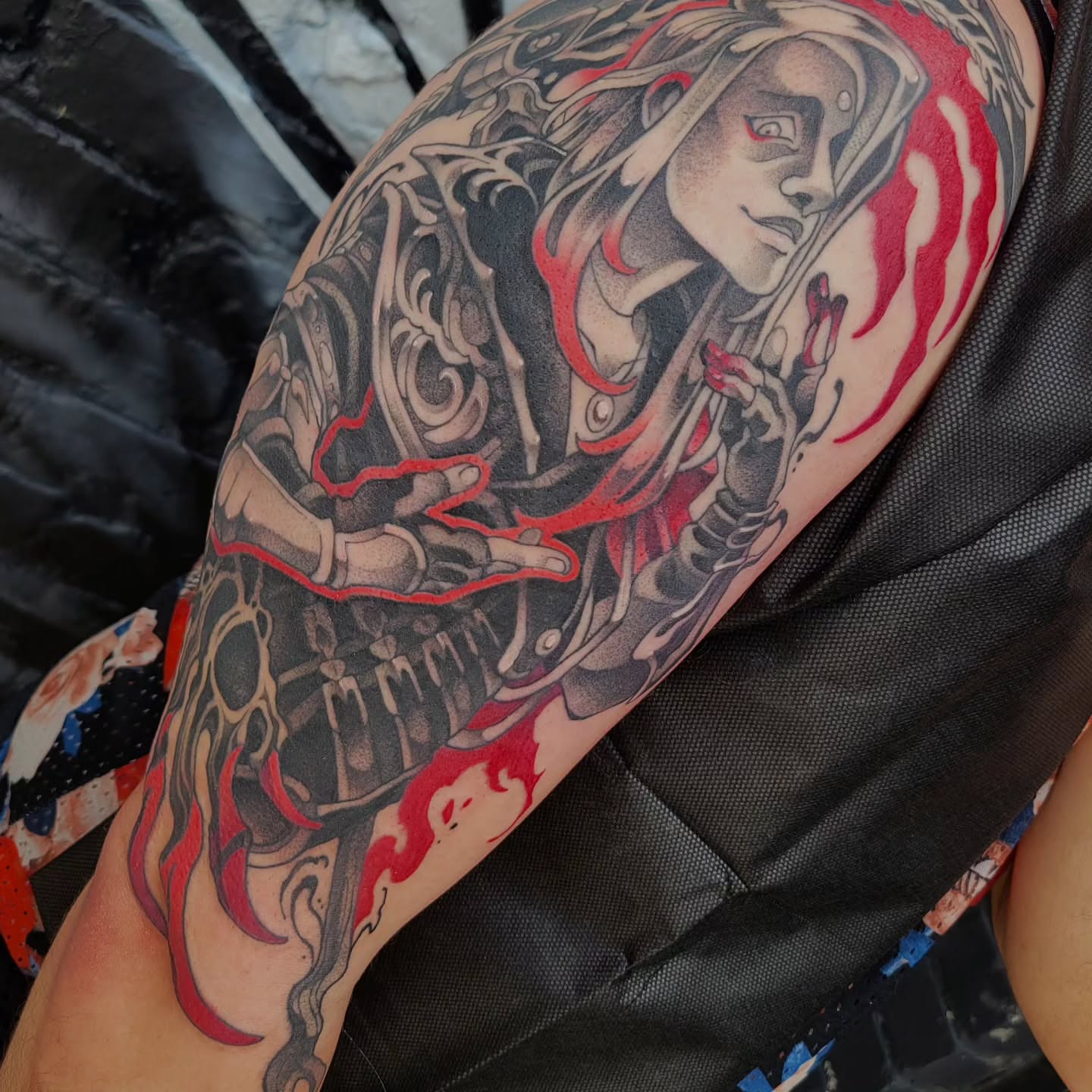 Tattoo by @jaystor.ink — anime, illustrative