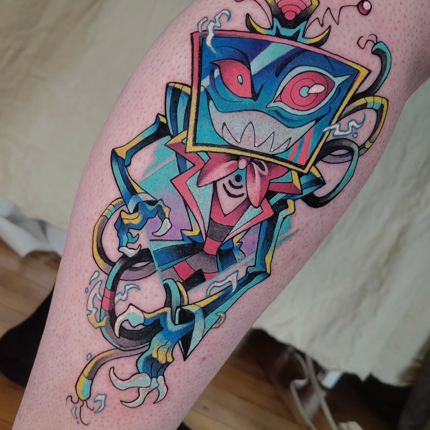 Tattoo by @jaystor.ink — geometric, illustrative