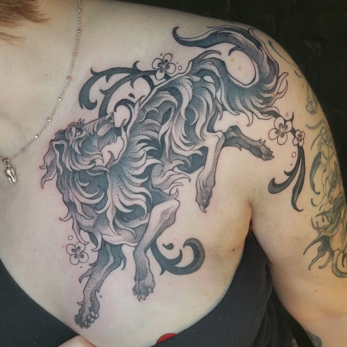 Tattoo by @jaystor.ink — black_and_grey