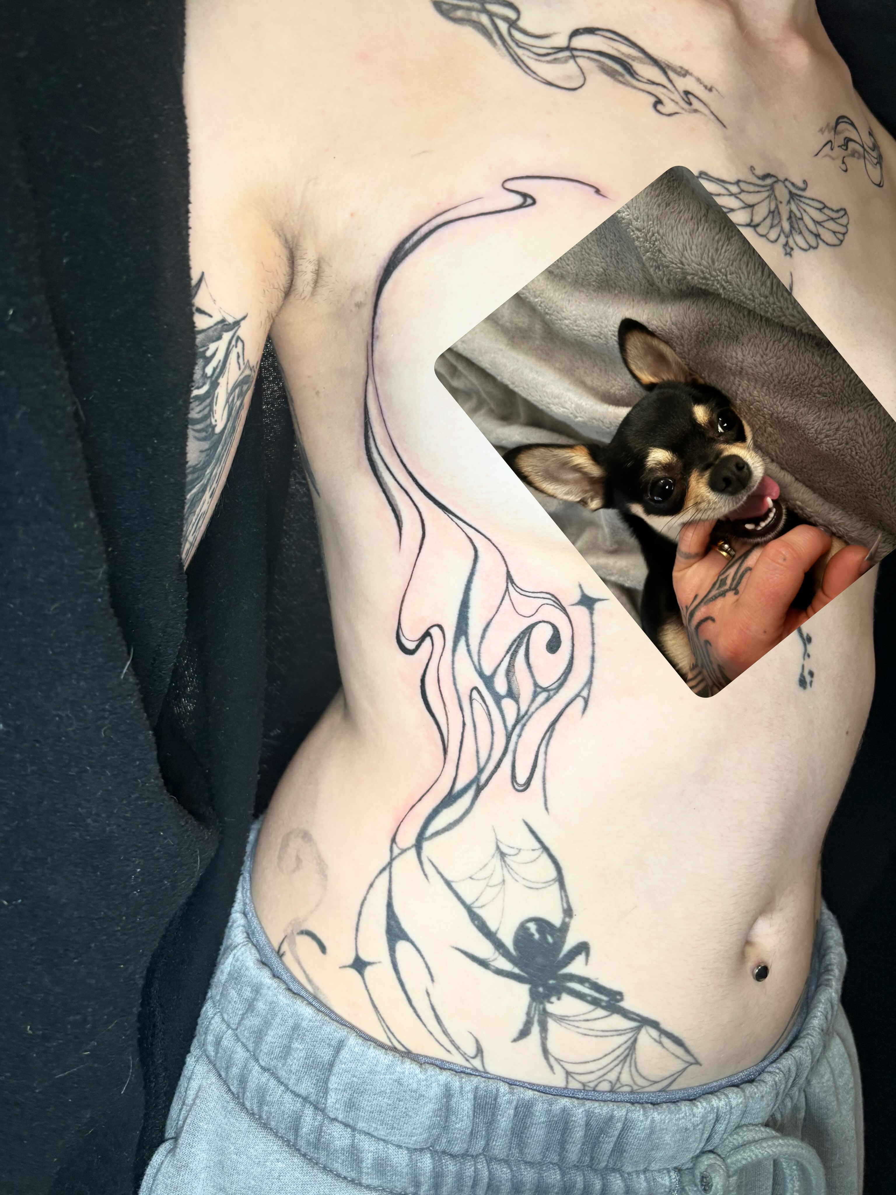 Tattoo by @tankgurl_tattoos — black_and_grey