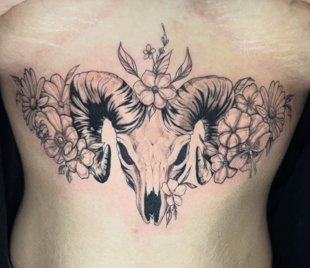 Tattoo by @tankgurl_tattoos — black_and_grey