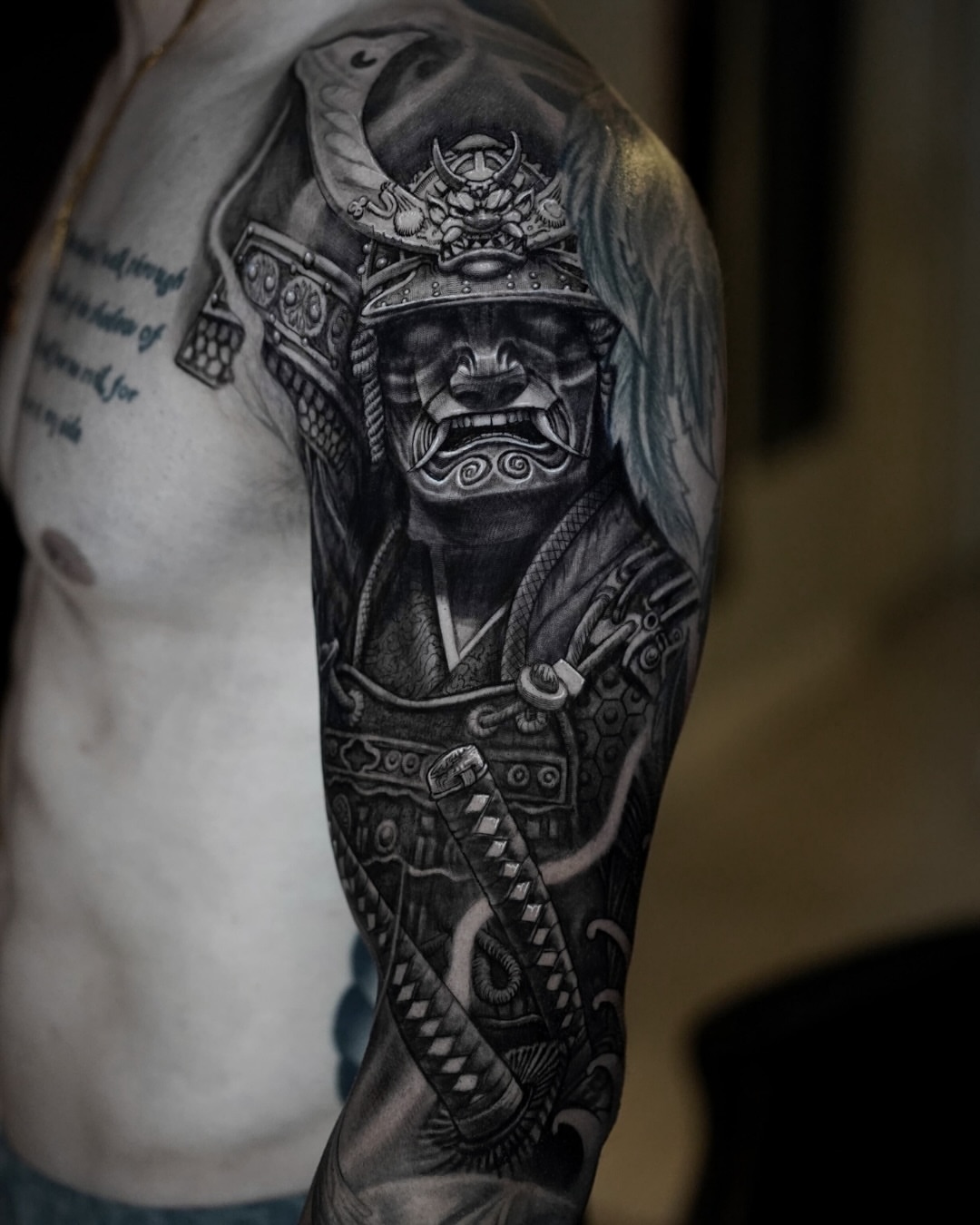 Tattoo by @stefanoalcantara — black_and_grey, realism
