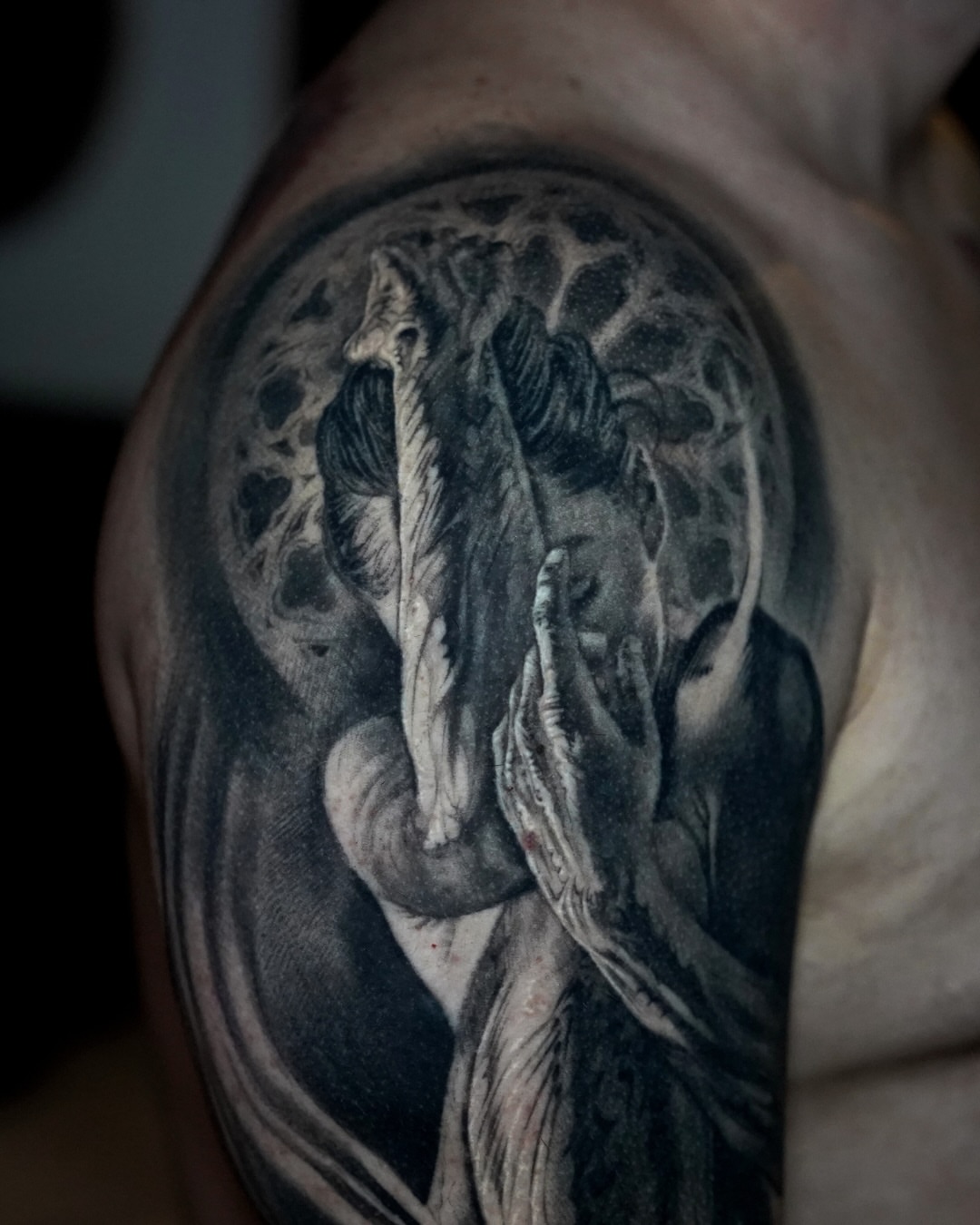 Tattoo by @stefanoalcantara — realism, black_and_grey