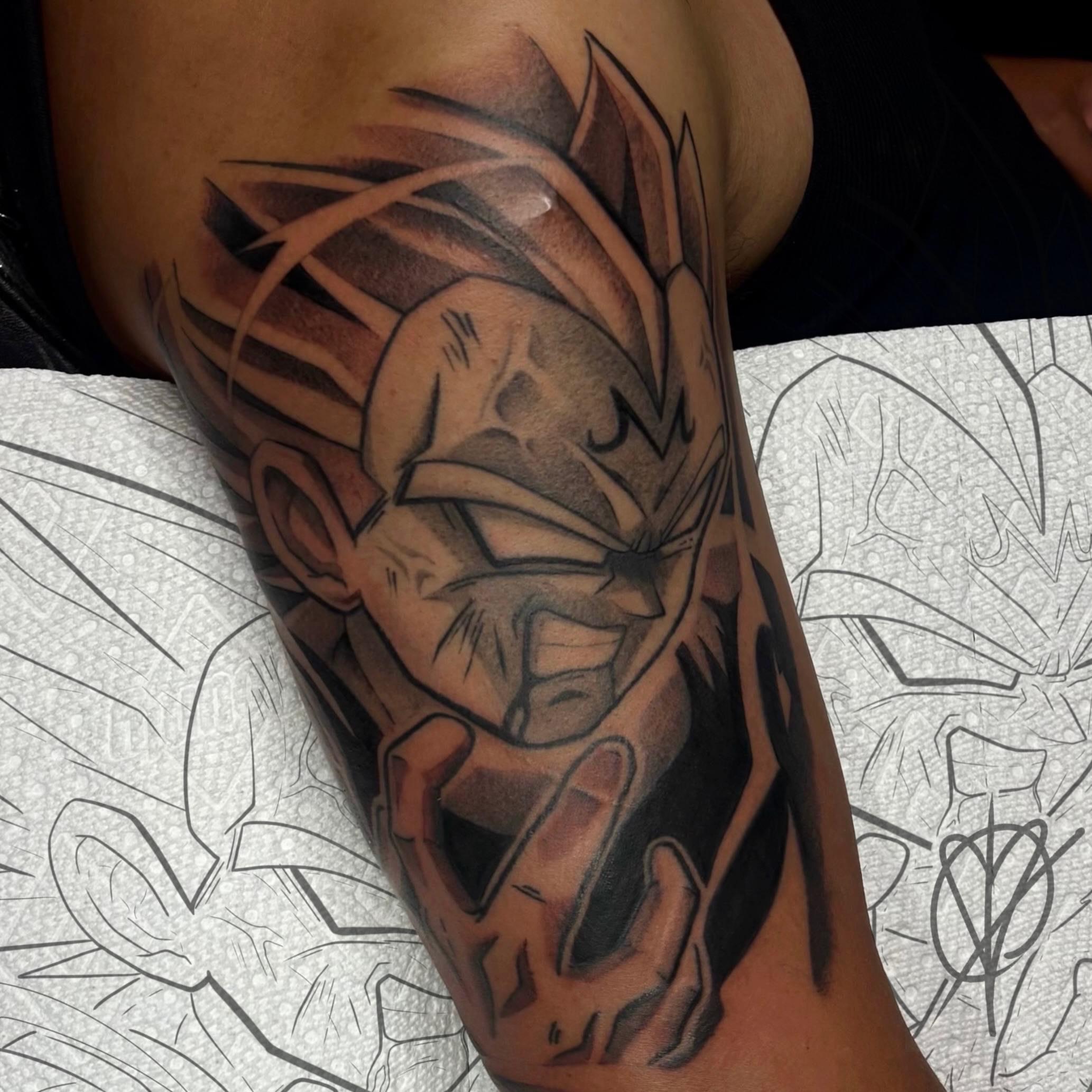 Tattoo by @owlliemoontattoo — anime