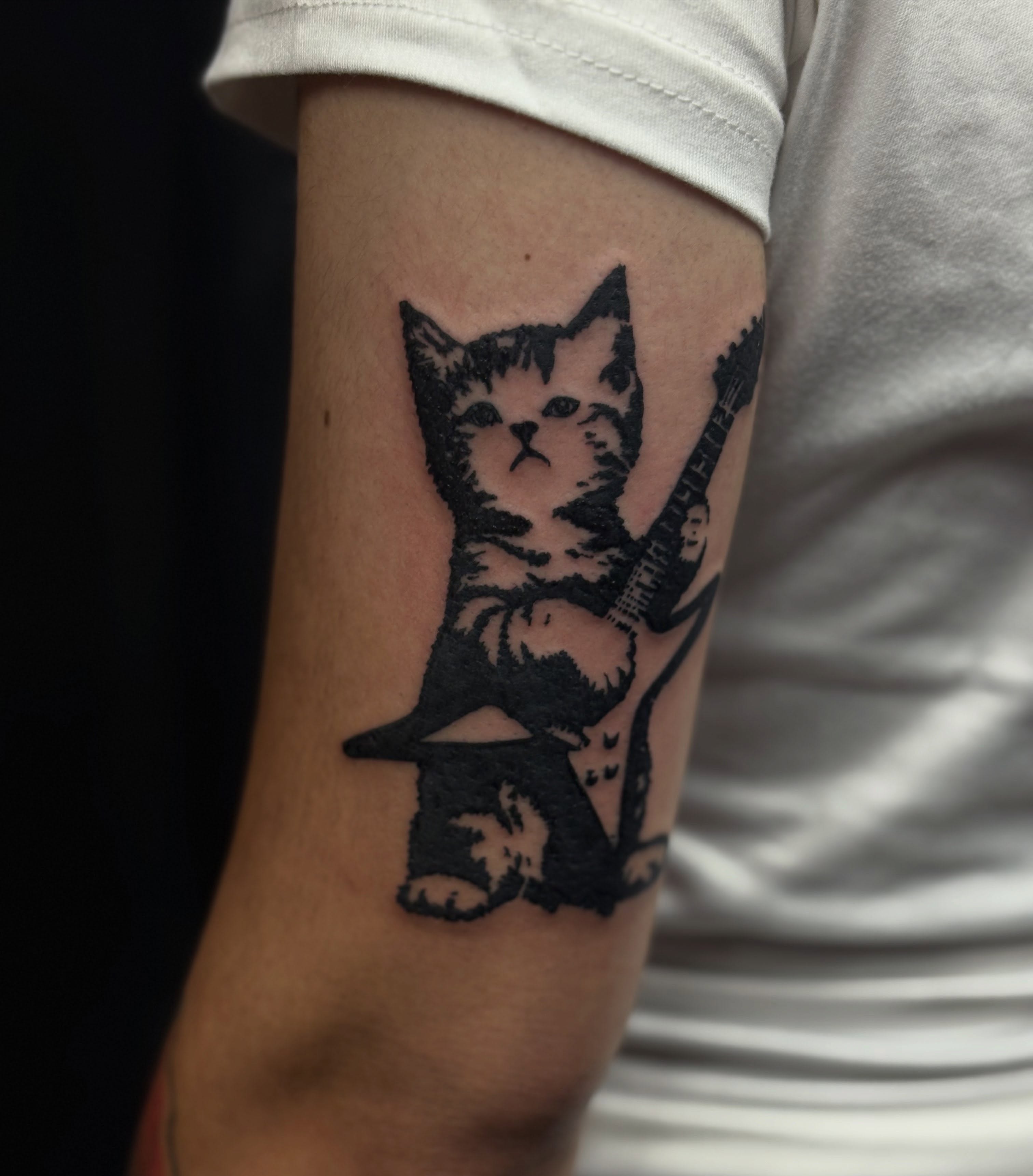 Tattoo by @fvcknart — black_and_grey