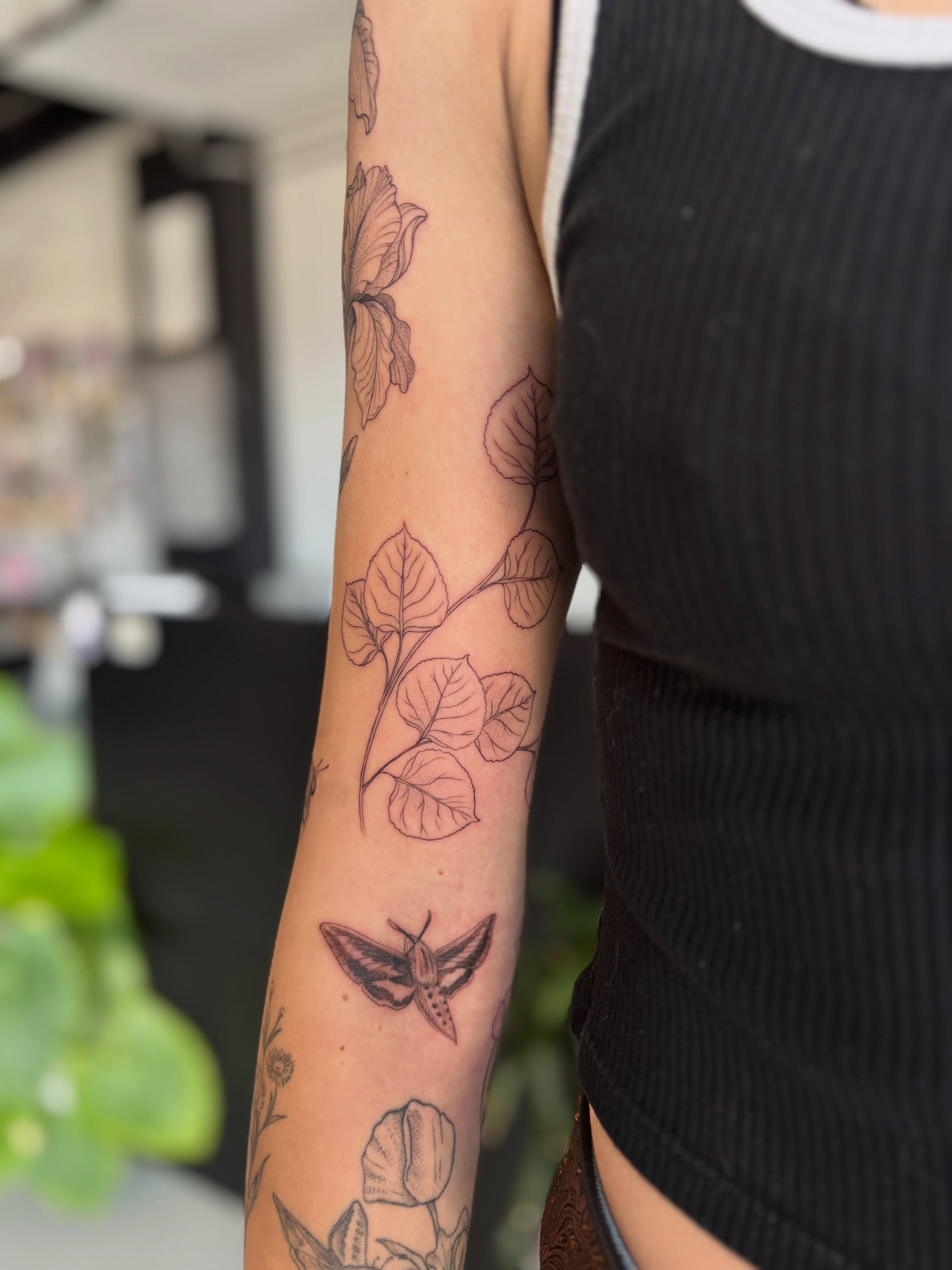 Tattoo by @marissawhitaker_ — black_and_grey