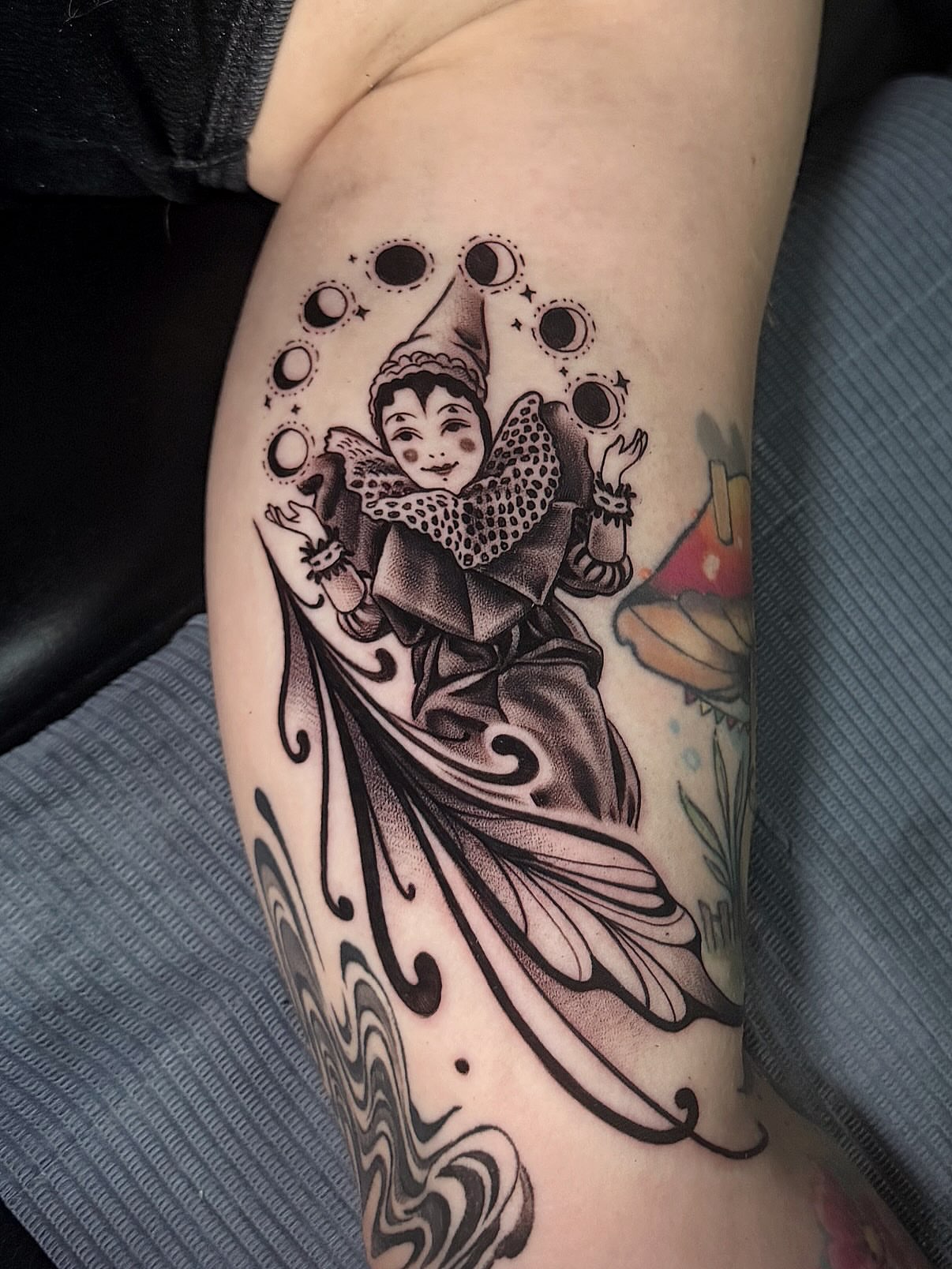 Tattoo by @aqua.ink_joe — black_and_grey
