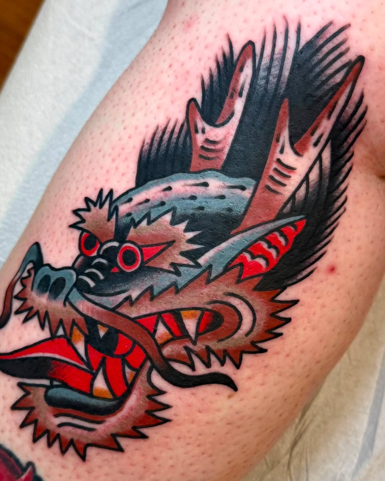 Tattoo by @nicholasgtattooer — american_traditional