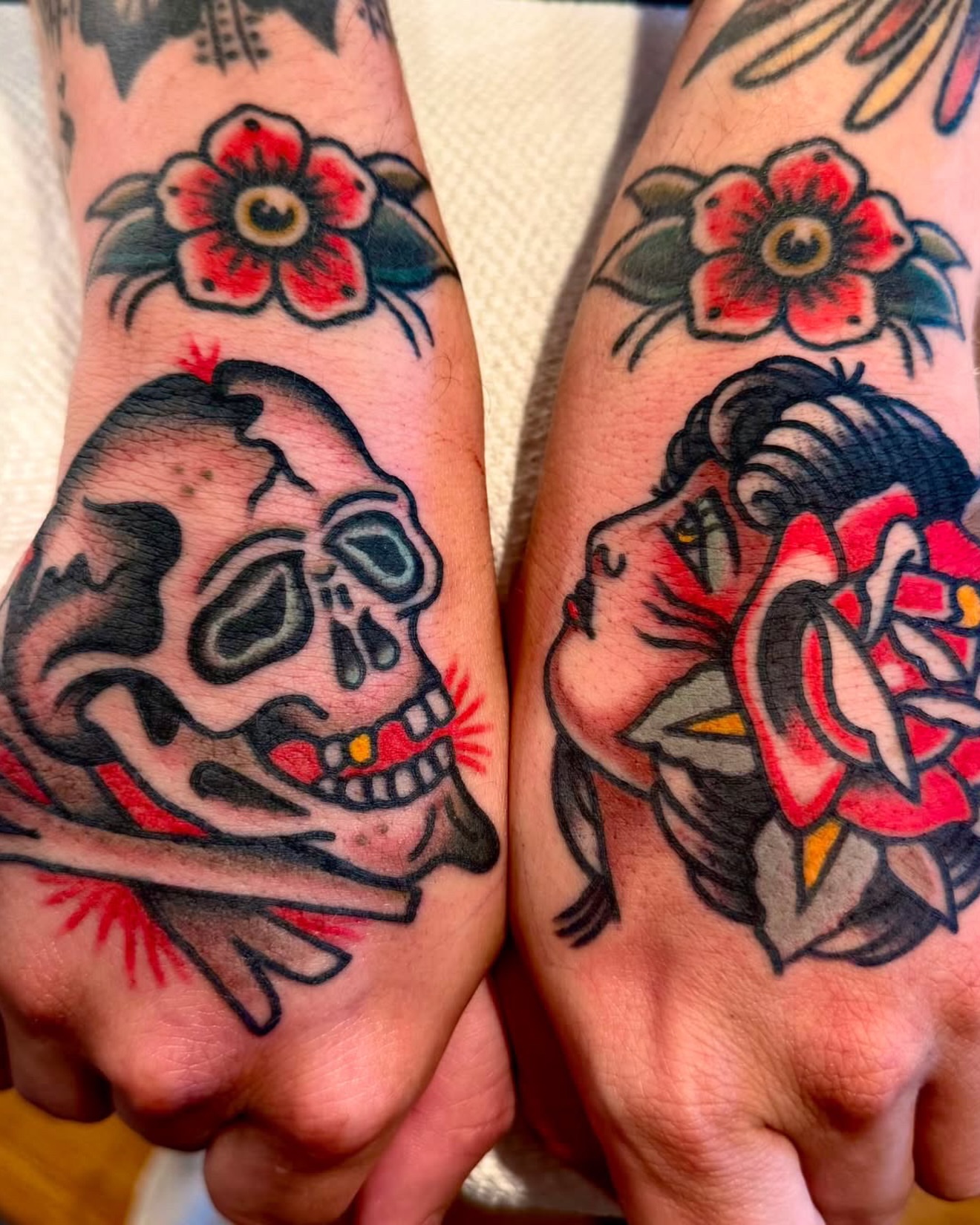Tattoo by @nicholasgtattooer — american_traditional, neo_traditional
