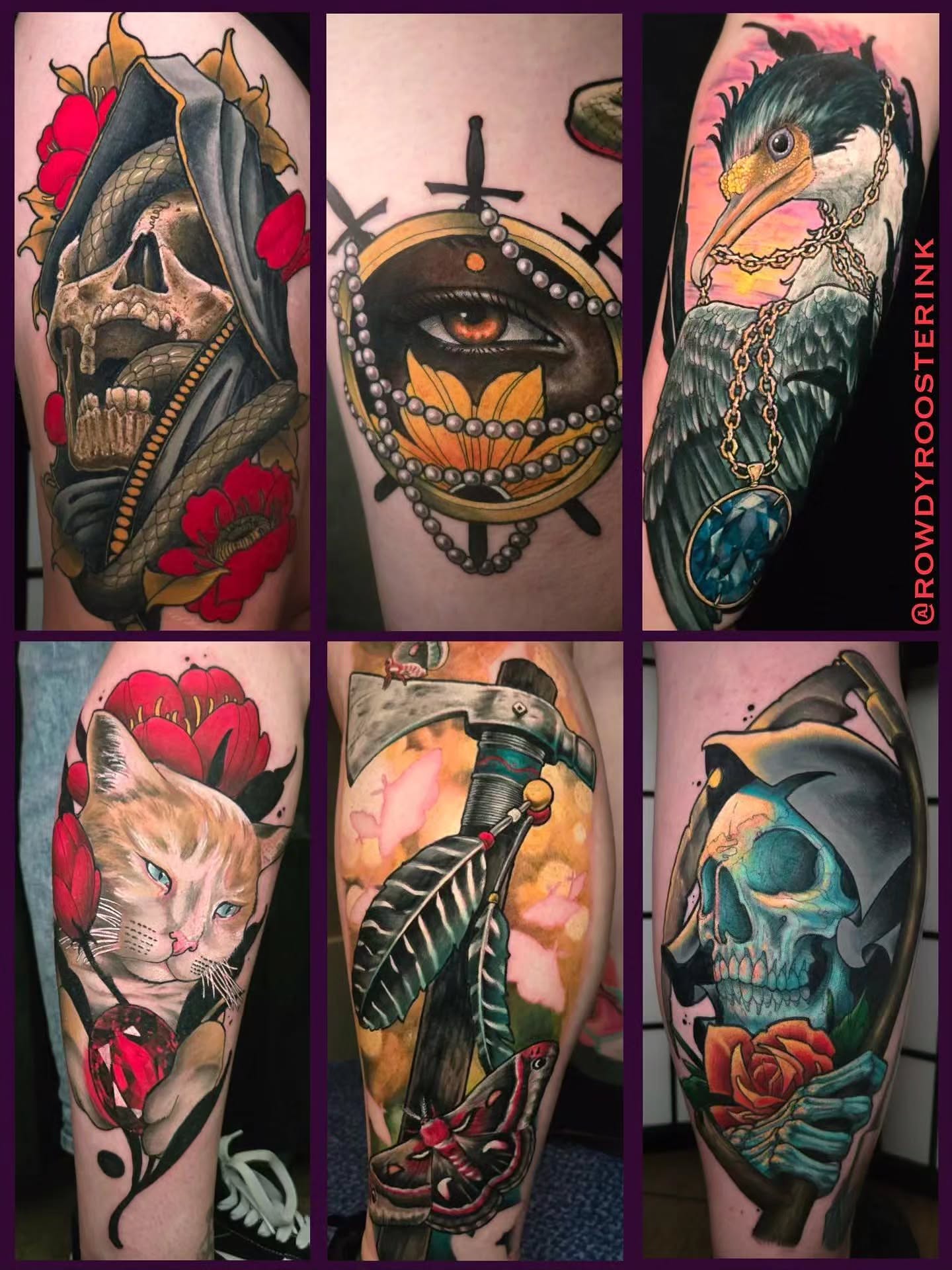 Tattoo by @rowdyroosterink โ american_traditional, realism