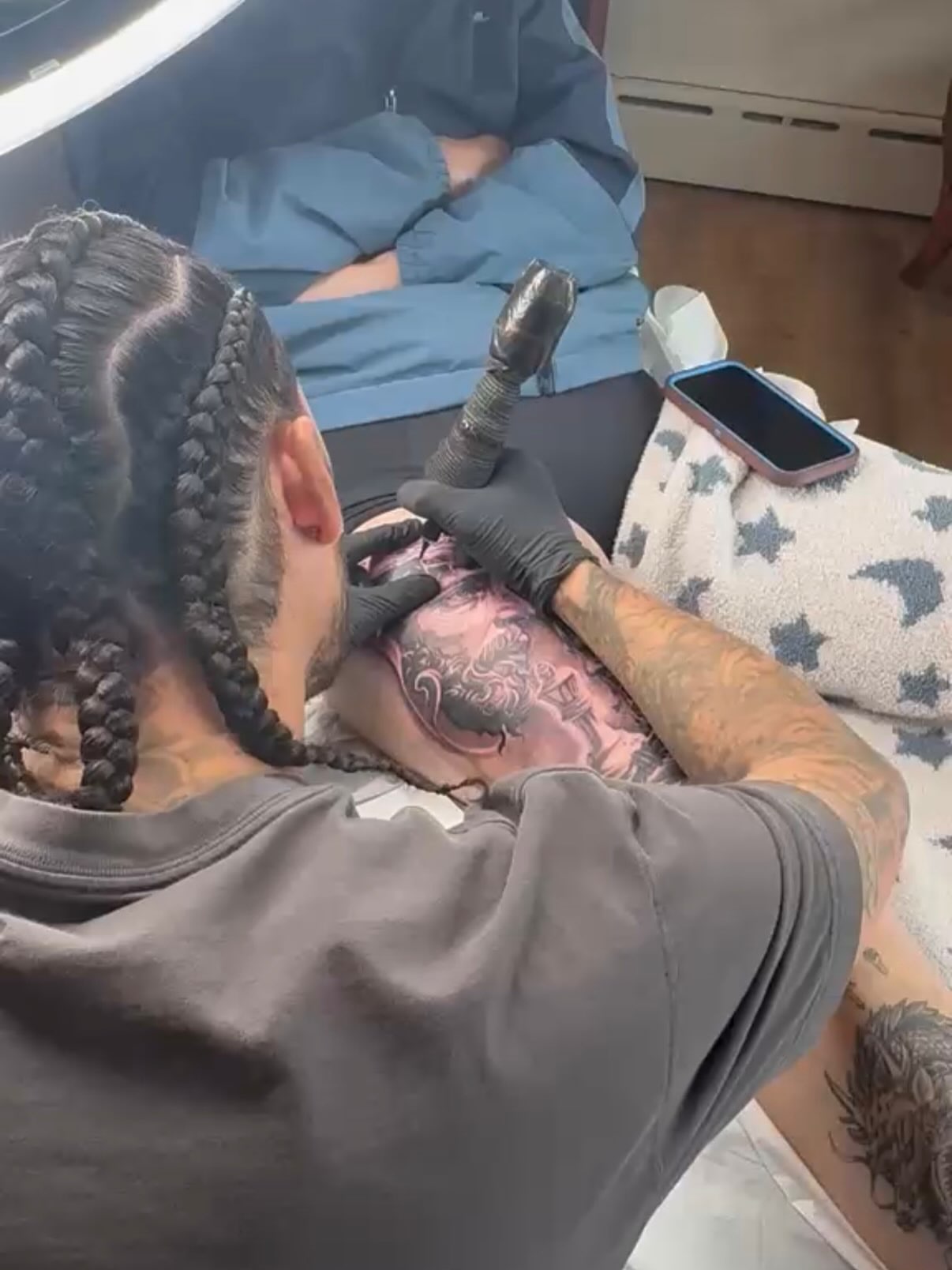 Tattoo by @blaynetat2 — black_and_grey