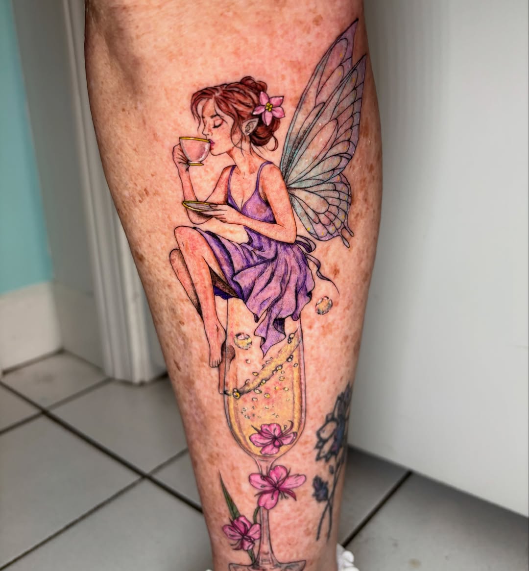 Tattoo by @tankgurl_tattoos — illustrative, watercolor