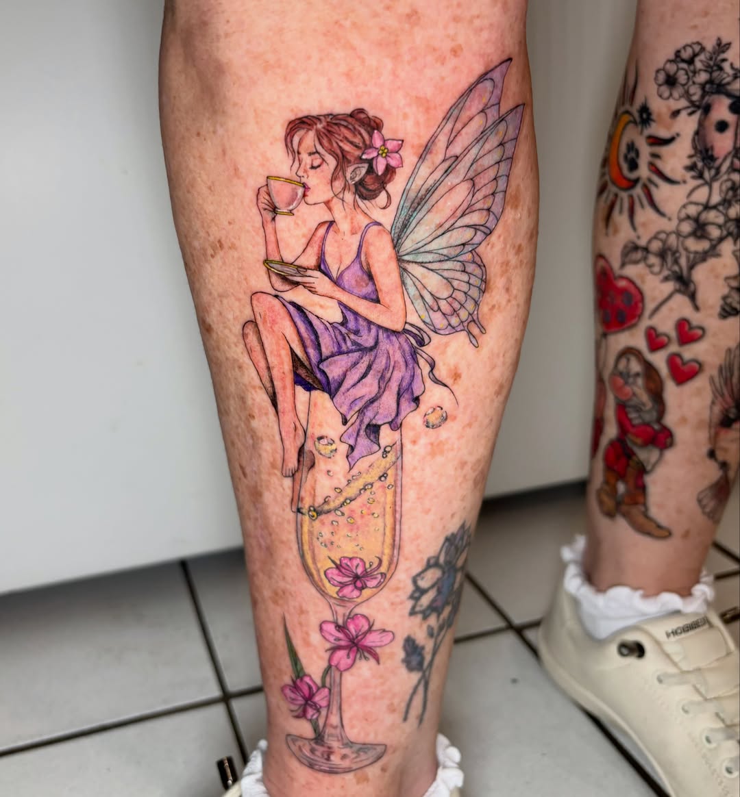 Tattoo by @tankgurl_tattoos — new_school, watercolor