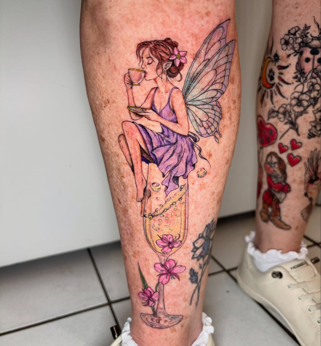 Tattoo by @tankgurl_tattoos — new_school, watercolor