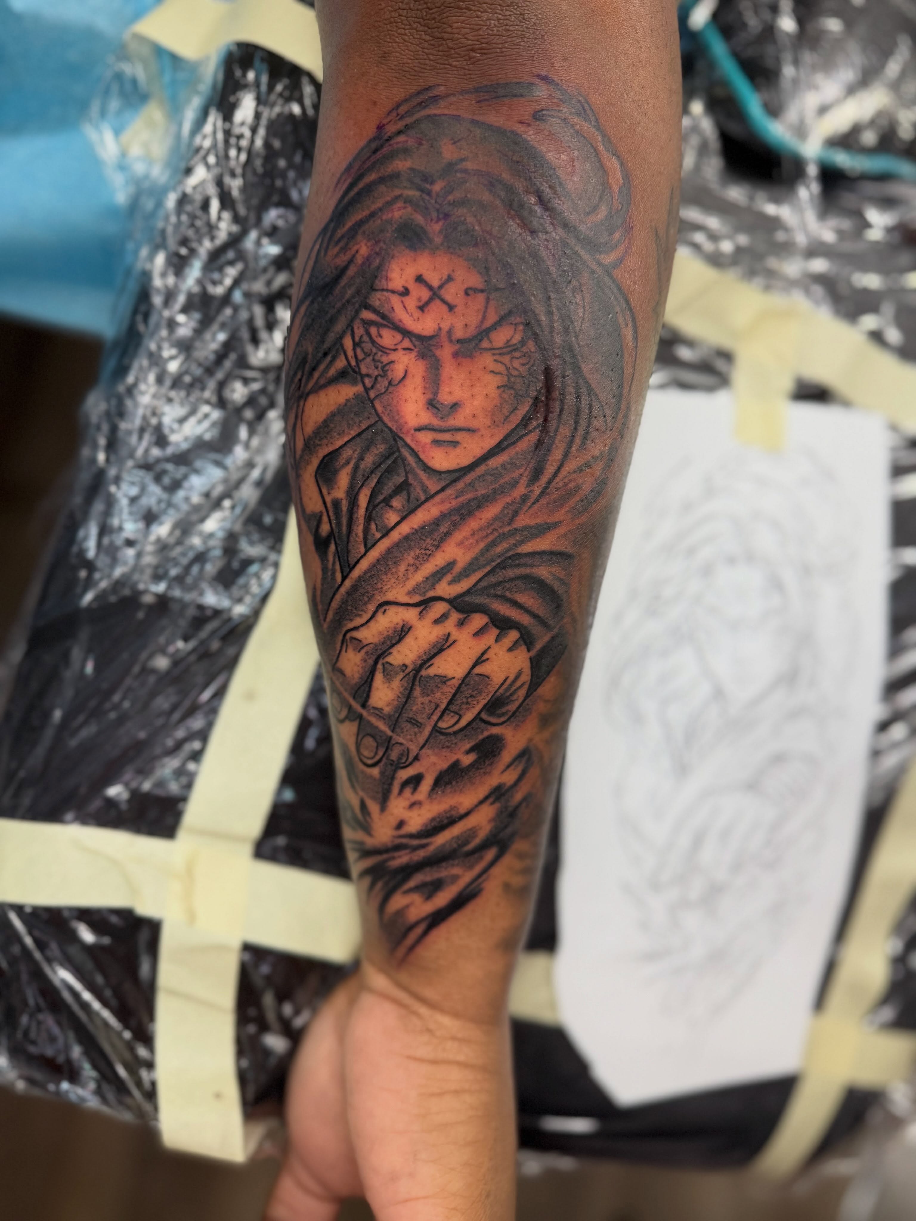 Tattoo by @tonyvontony β anime