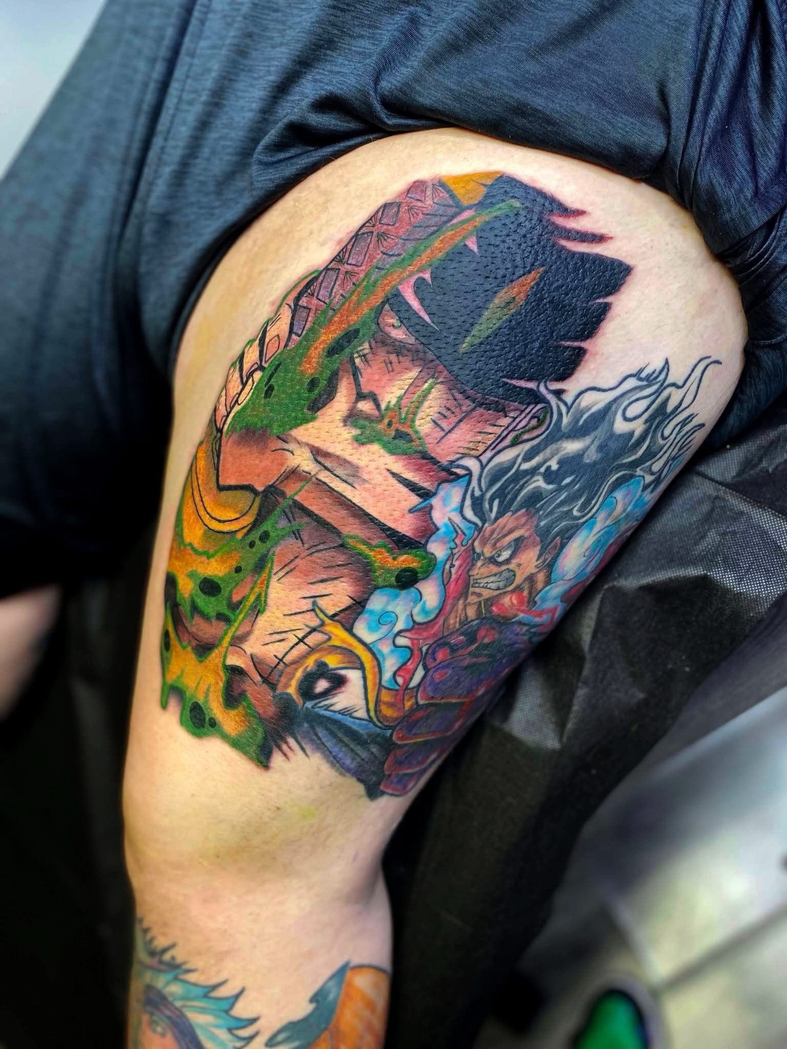 Tattoo by @ryokoink — anime