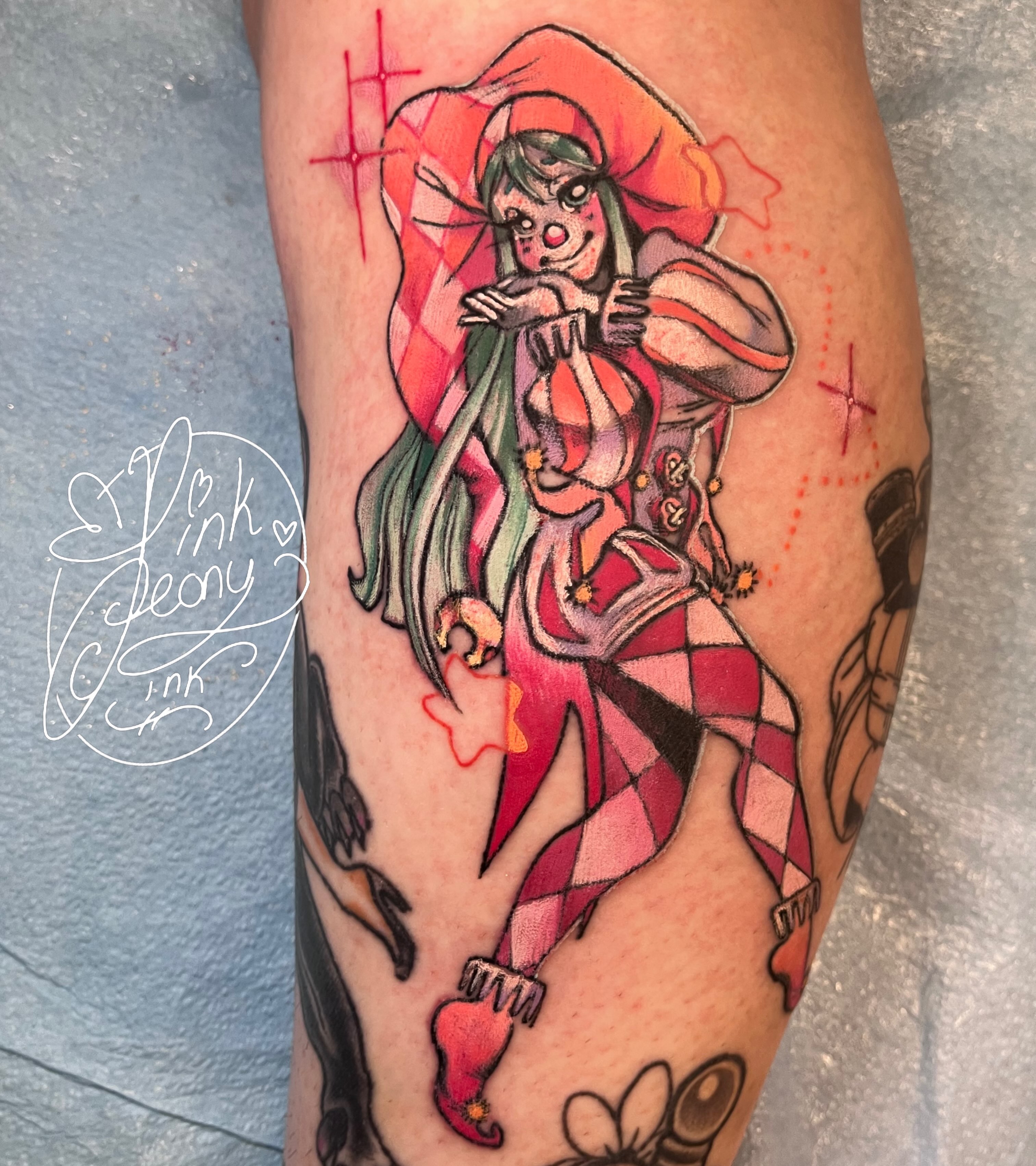 Tattoo by @pinkpeonyink — trash_polka