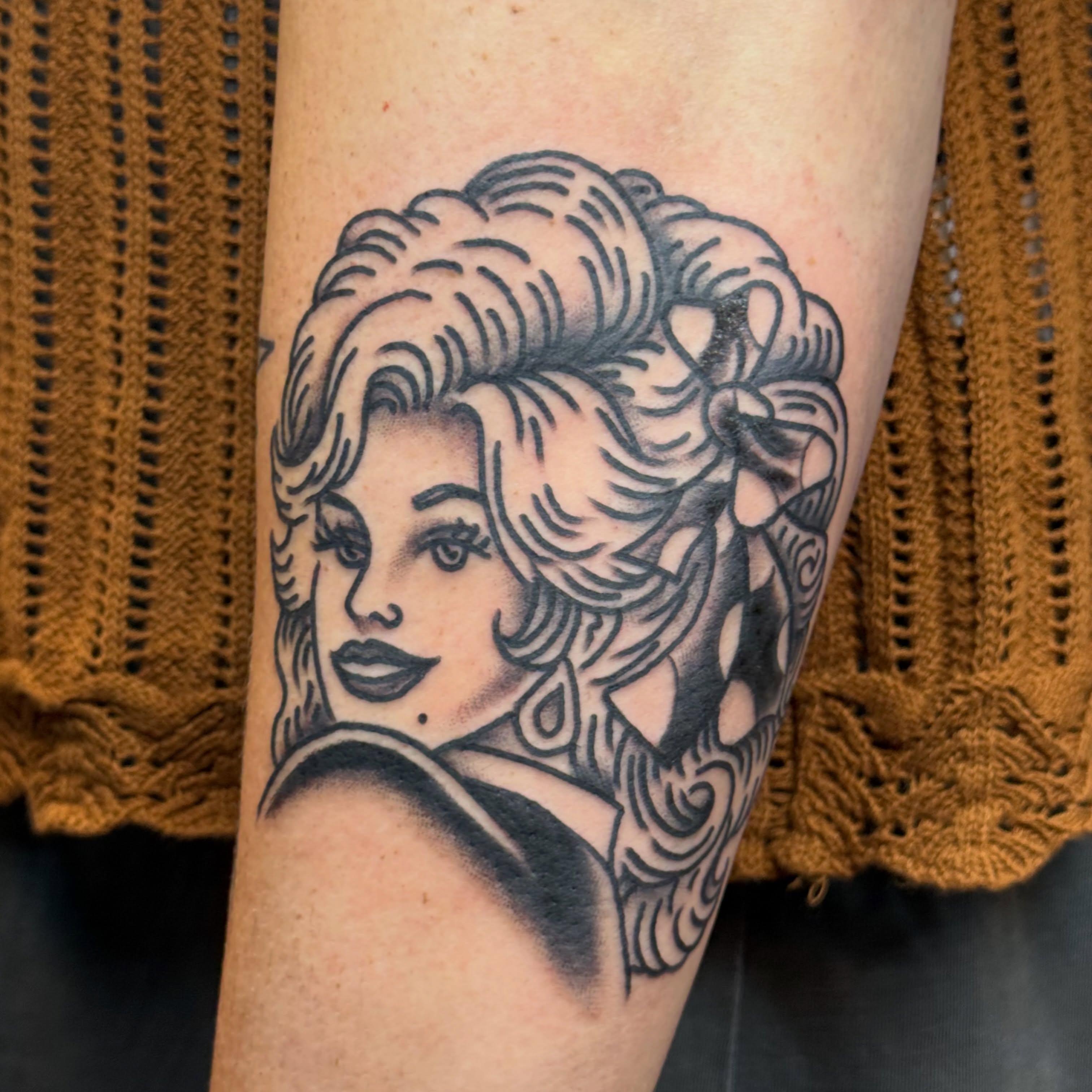 Tattoo by @coryclubs — black_and_grey